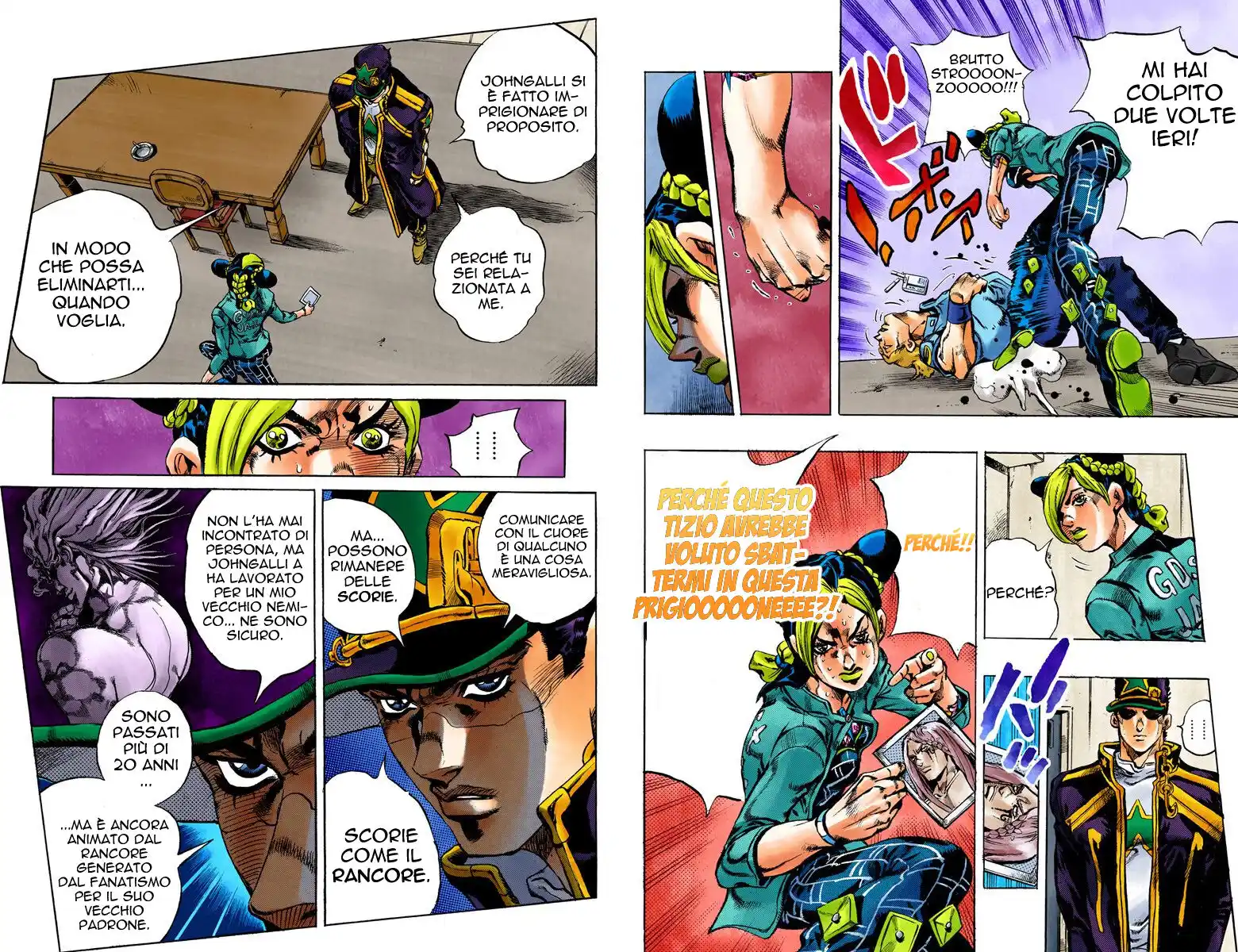 JoJo's Bizarre Adventure Part 6 - Stone Ocean (Official Colored) Capitolo 12 page 7