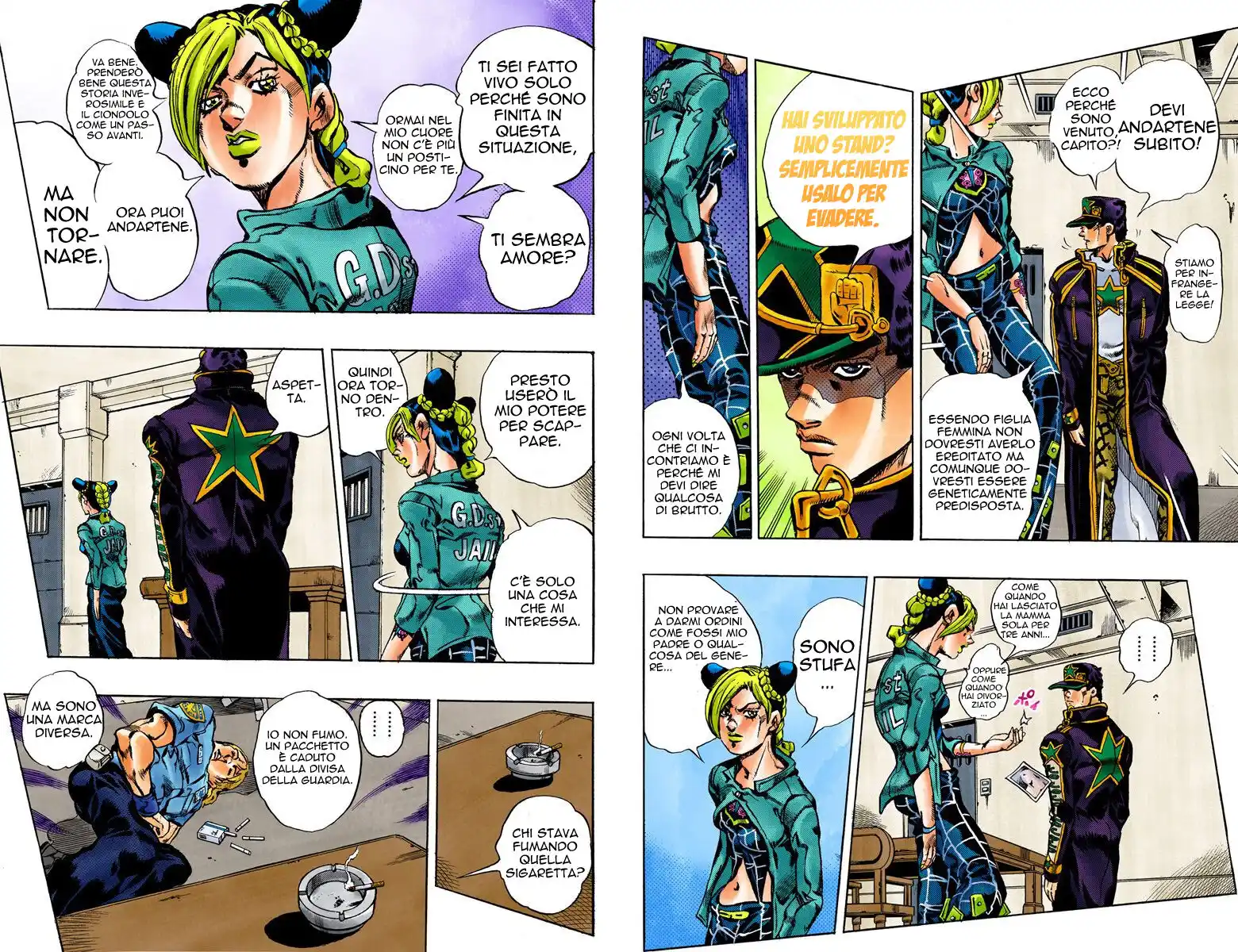 JoJo's Bizarre Adventure Part 6 - Stone Ocean (Official Colored) Capitolo 12 page 8