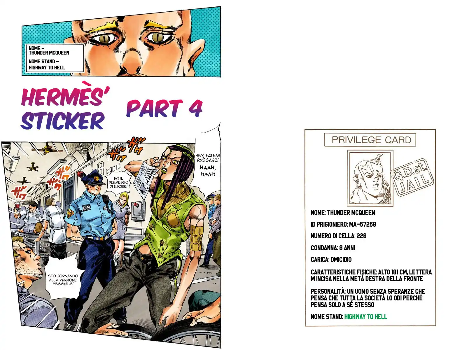 JoJo's Bizarre Adventure Part 6 - Stone Ocean (Official Colored) Capitolo 24 page 2