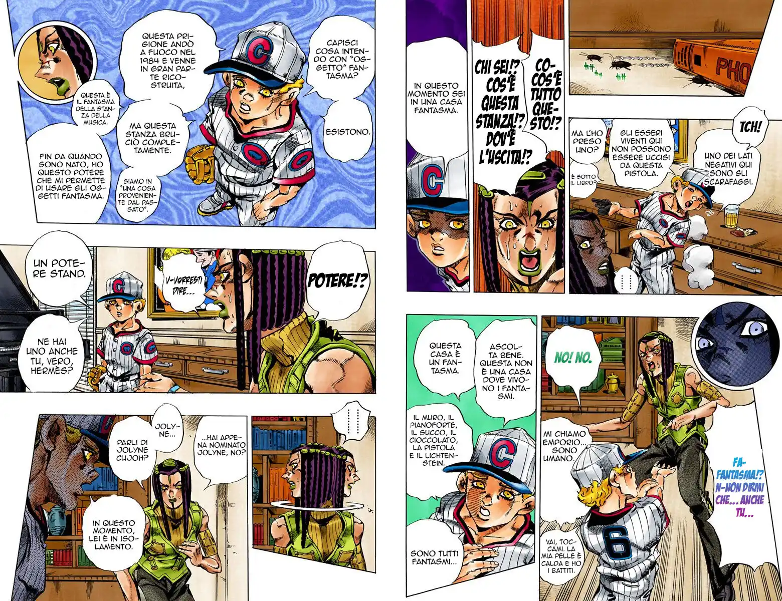 JoJo's Bizarre Adventure Part 6 - Stone Ocean (Official Colored) Capitolo 24 page 8