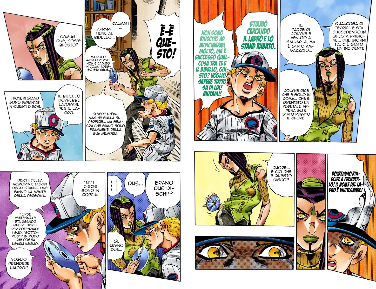 JoJo's Bizarre Adventure Part 6 - Stone Ocean (Official Colored) Capitolo 24 page 9