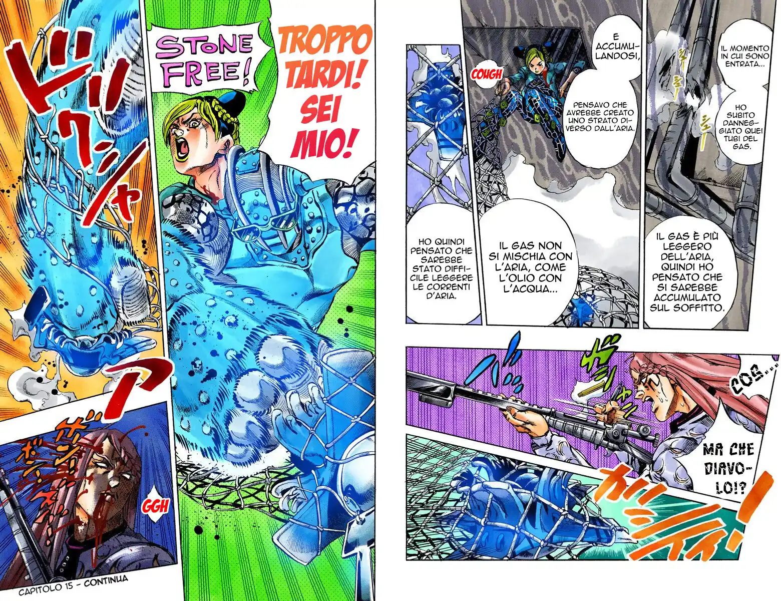 JoJo's Bizarre Adventure Part 6 - Stone Ocean (Official Colored) Capitolo 15 page 11