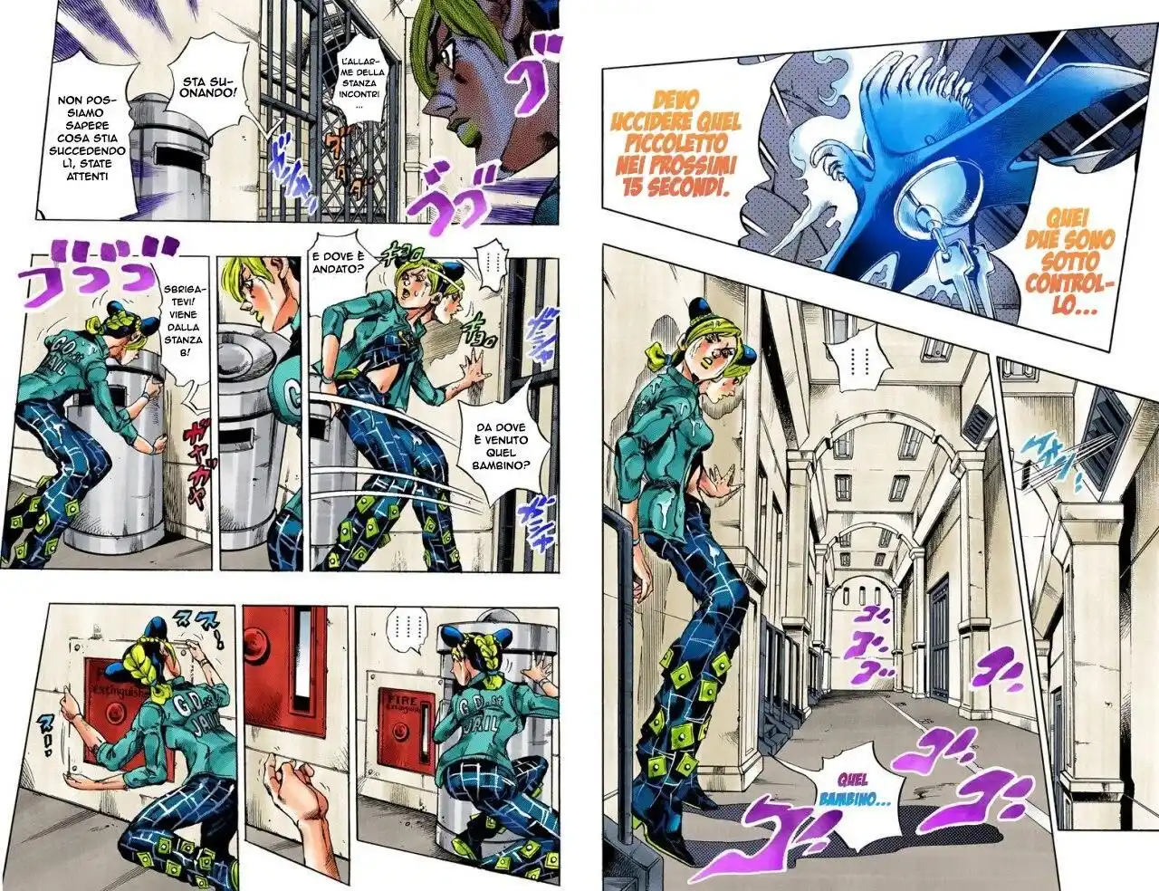 JoJo's Bizarre Adventure Part 6 - Stone Ocean (Official Colored) Capitolo 15 page 3