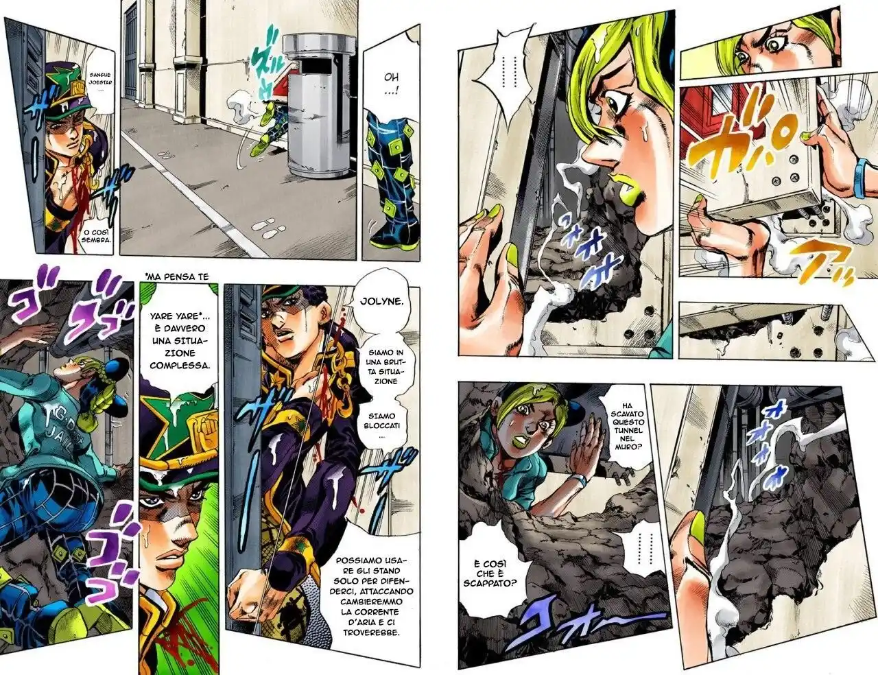 JoJo's Bizarre Adventure Part 6 - Stone Ocean (Official Colored) Capitolo 15 page 4