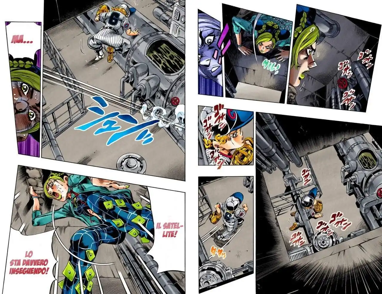 JoJo's Bizarre Adventure Part 6 - Stone Ocean (Official Colored) Capitolo 15 page 5