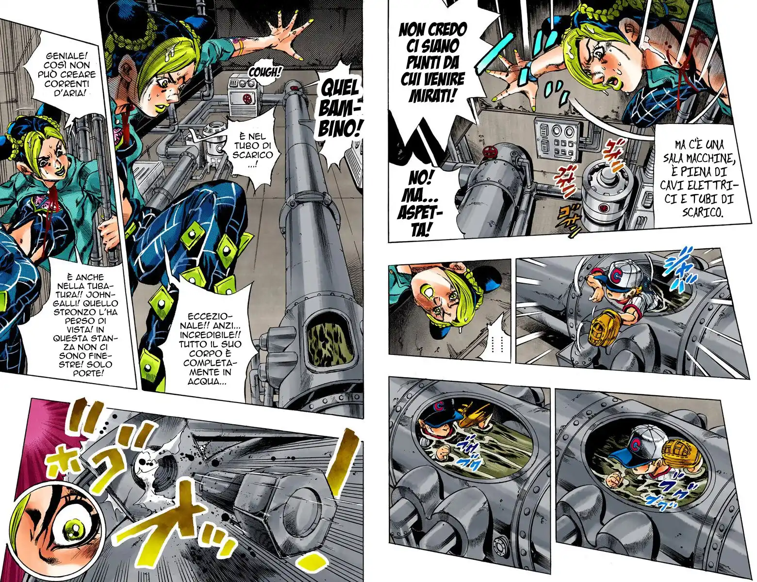 JoJo's Bizarre Adventure Part 6 - Stone Ocean (Official Colored) Capitolo 15 page 6