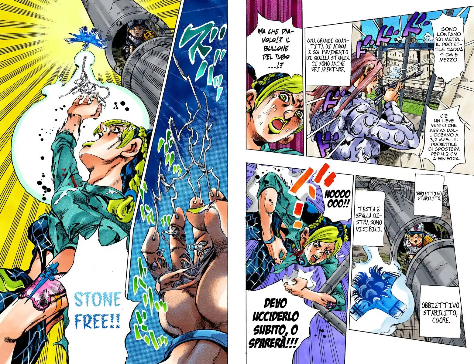 JoJo's Bizarre Adventure Part 6 - Stone Ocean (Official Colored) Capitolo 15 page 8