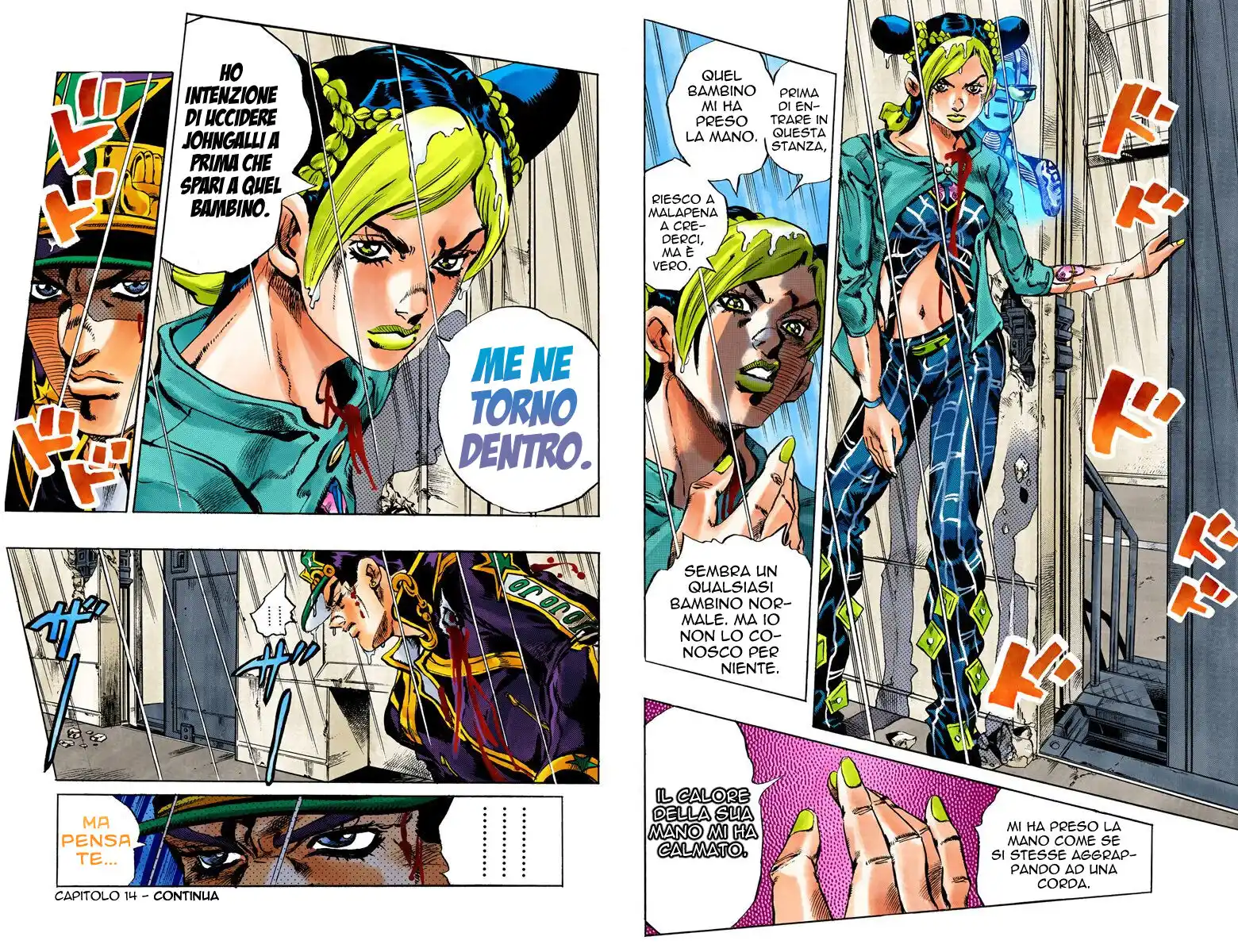 JoJo's Bizarre Adventure Part 6 - Stone Ocean (Official Colored) Capitolo 14 page 10