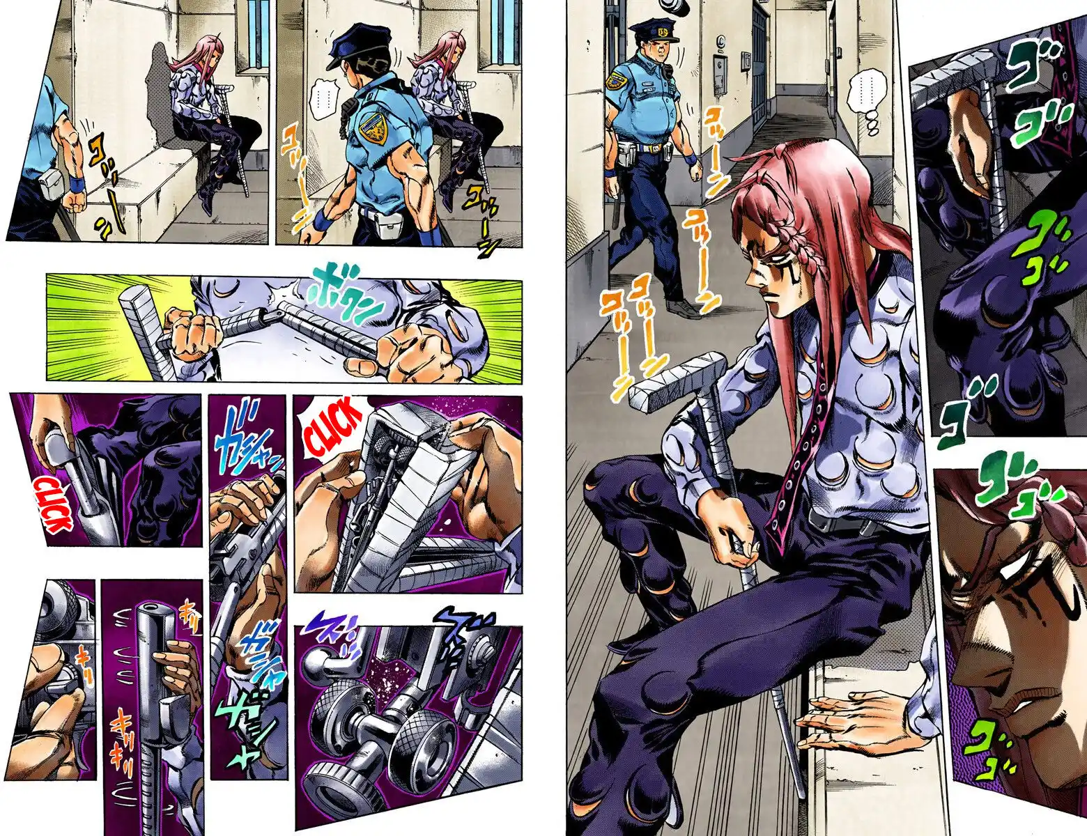 JoJo's Bizarre Adventure Part 6 - Stone Ocean (Official Colored) Capitolo 14 page 3