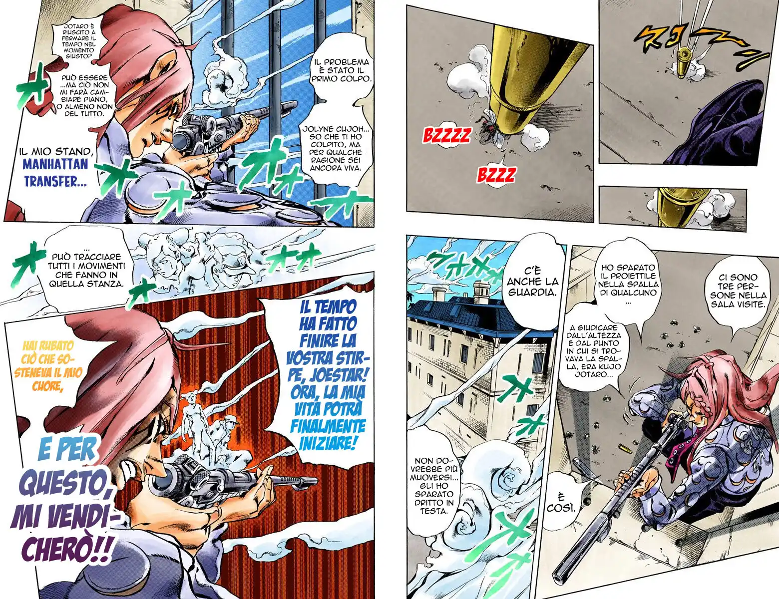 JoJo's Bizarre Adventure Part 6 - Stone Ocean (Official Colored) Capitolo 14 page 5