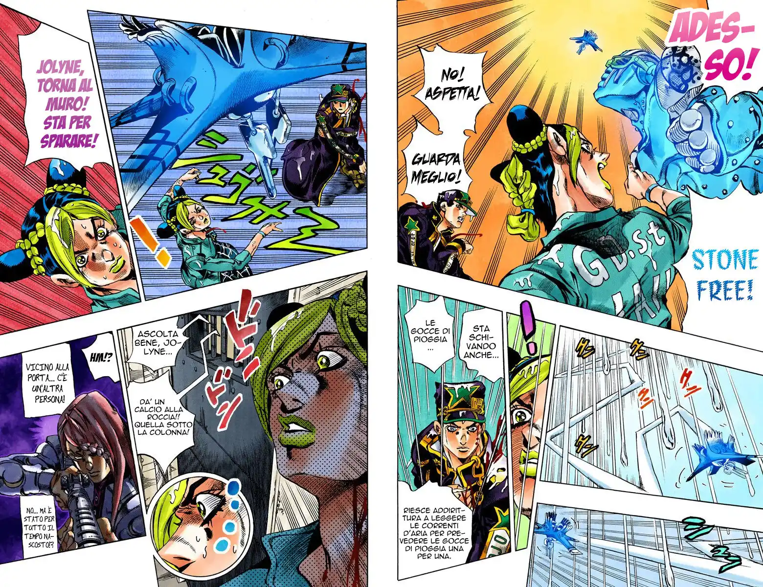 JoJo's Bizarre Adventure Part 6 - Stone Ocean (Official Colored) Capitolo 14 page 7