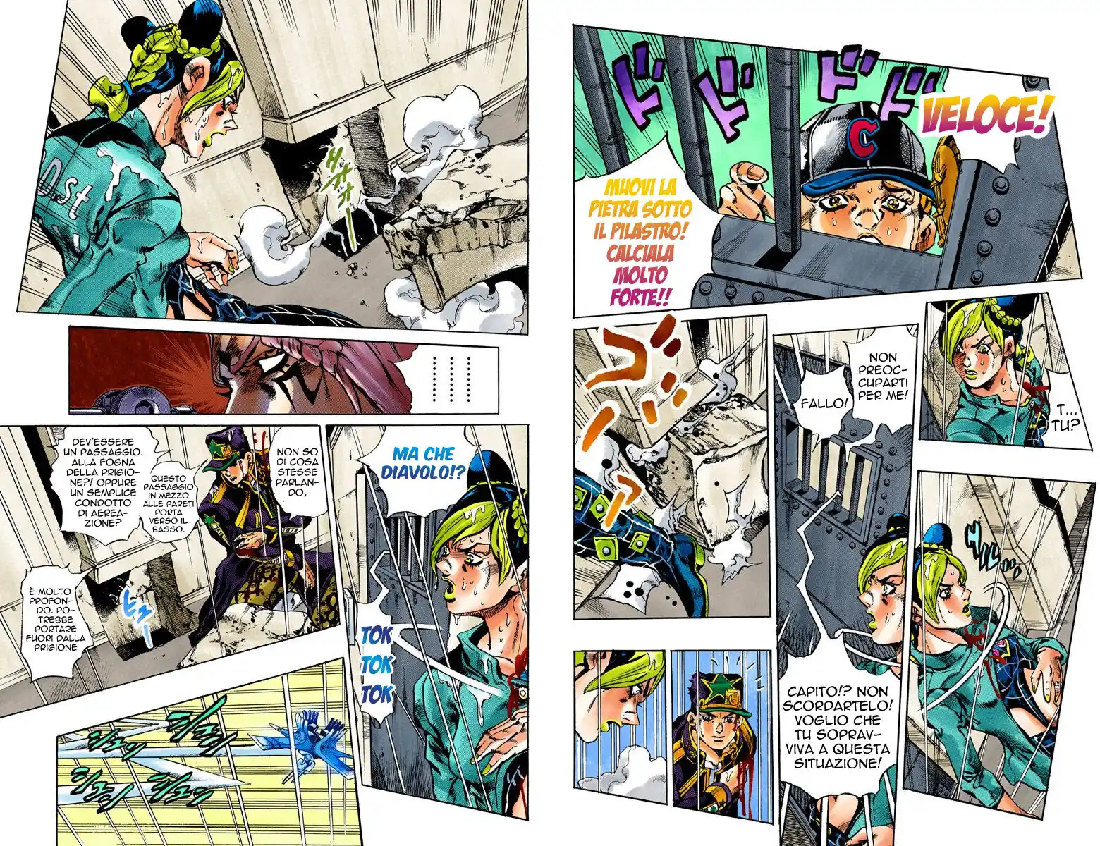 JoJo's Bizarre Adventure Part 6 - Stone Ocean (Official Colored) Capitolo 14 page 8