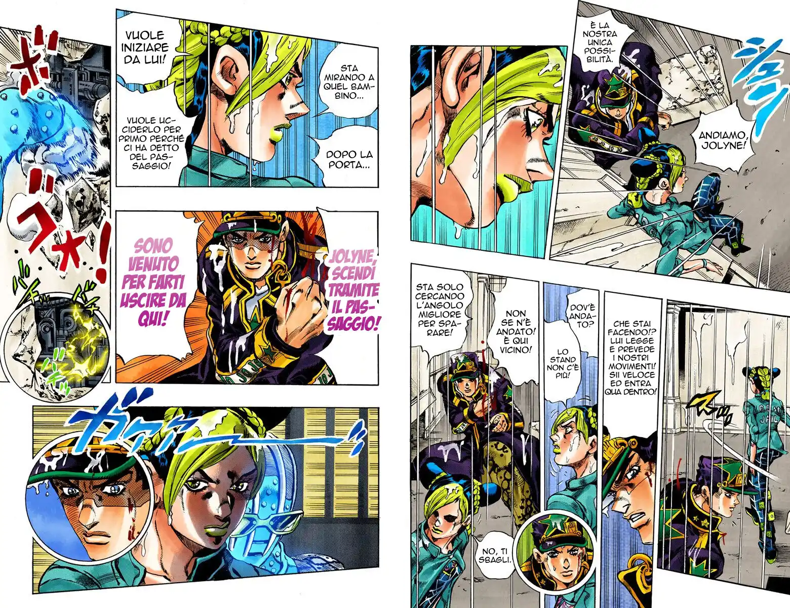 JoJo's Bizarre Adventure Part 6 - Stone Ocean (Official Colored) Capitolo 14 page 9