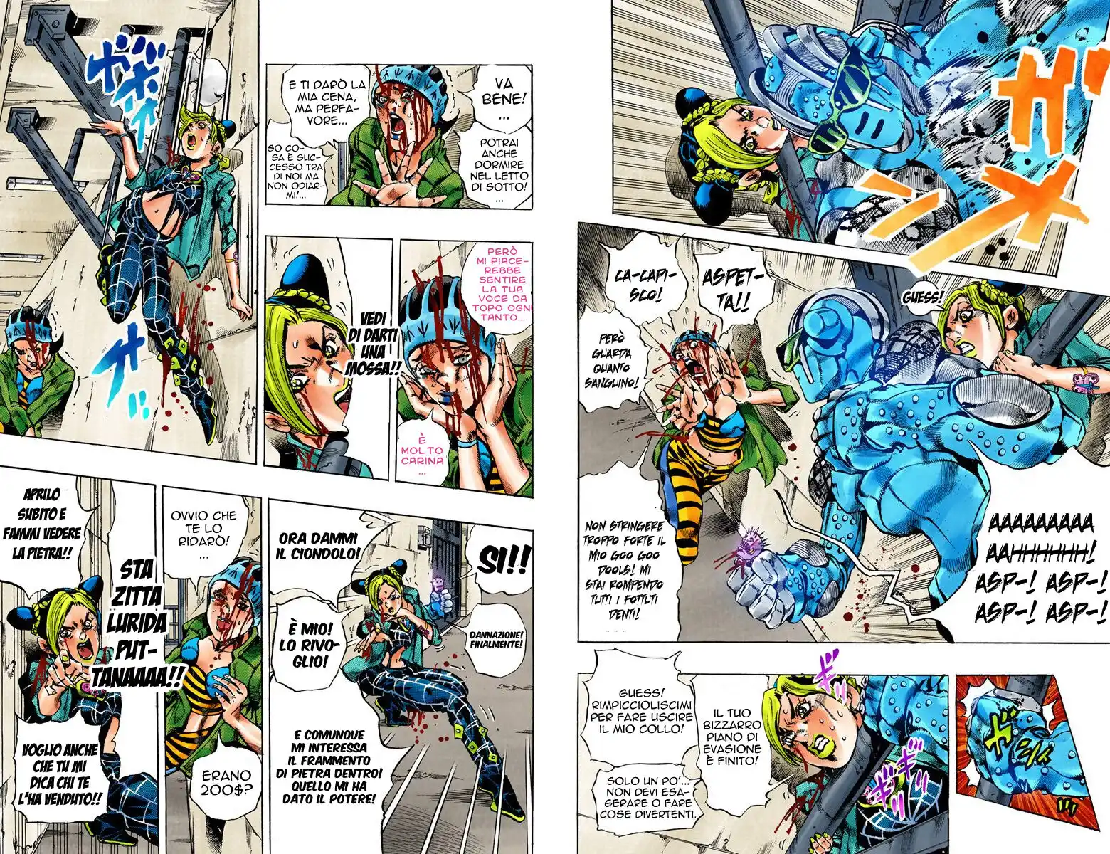 JoJo's Bizarre Adventure Part 6 - Stone Ocean (Official Colored) Capitolo 09 page 4