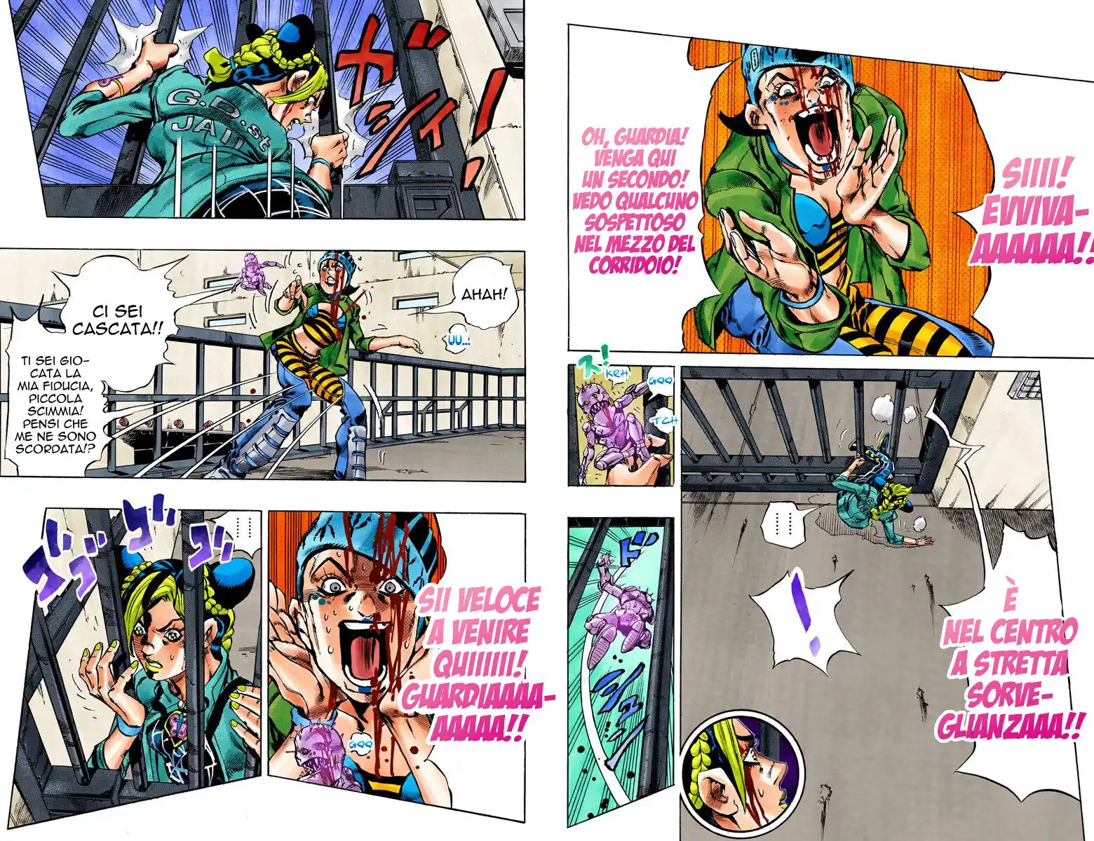 JoJo's Bizarre Adventure Part 6 - Stone Ocean (Official Colored) Capitolo 09 page 6