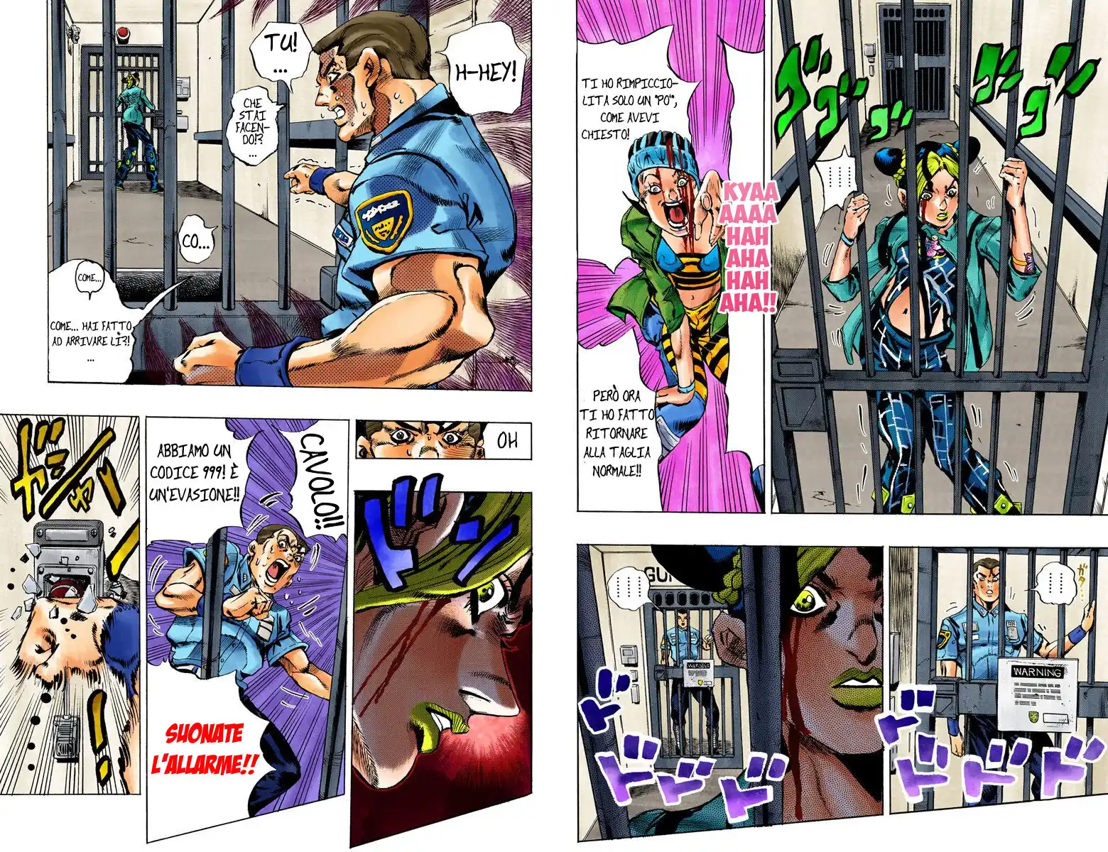 JoJo's Bizarre Adventure Part 6 - Stone Ocean (Official Colored) Capitolo 09 page 7