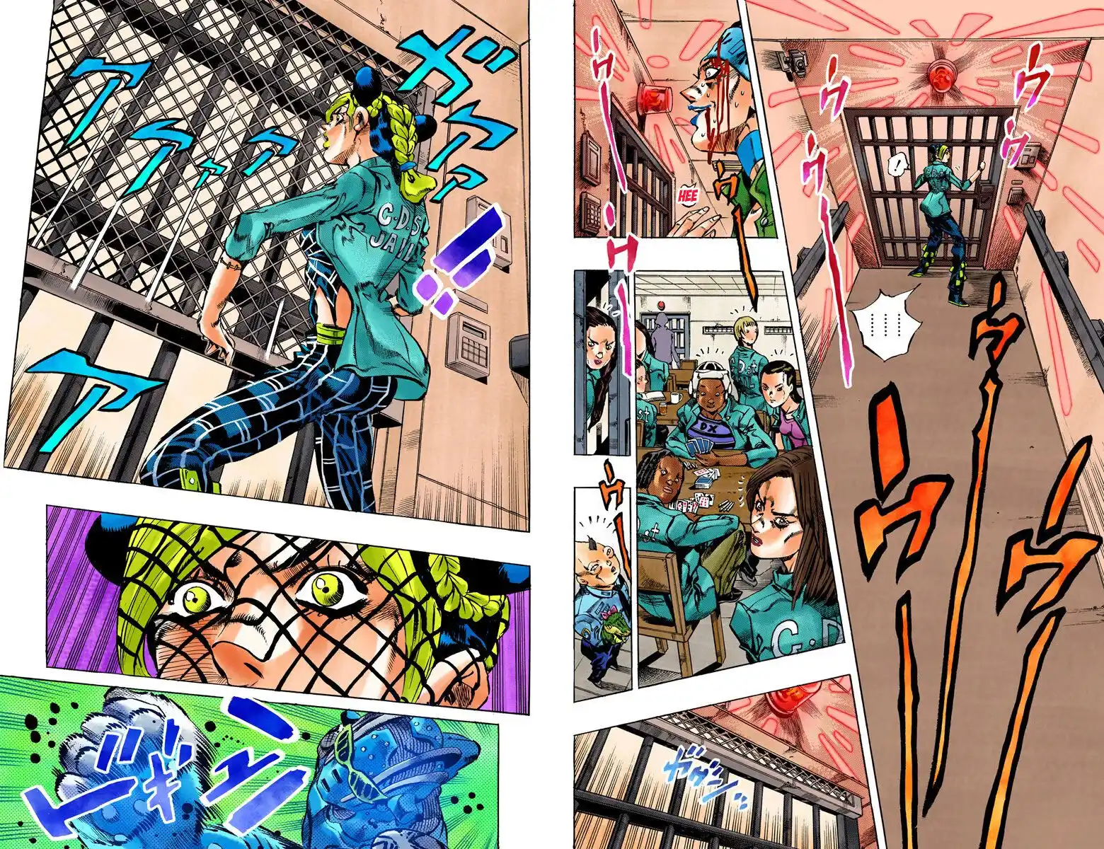 JoJo's Bizarre Adventure Part 6 - Stone Ocean (Official Colored) Capitolo 09 page 8