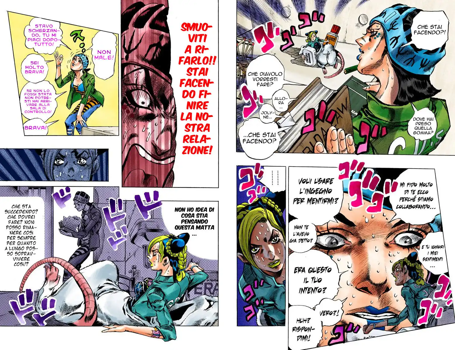 JoJo's Bizarre Adventure Part 6 - Stone Ocean (Official Colored) Capitolo 06 page 10