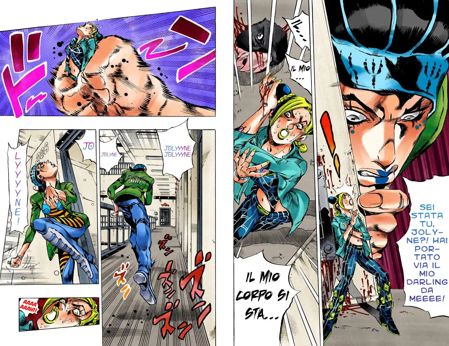 JoJo's Bizarre Adventure Part 6 - Stone Ocean (Official Colored) Capitolo 06 page 5