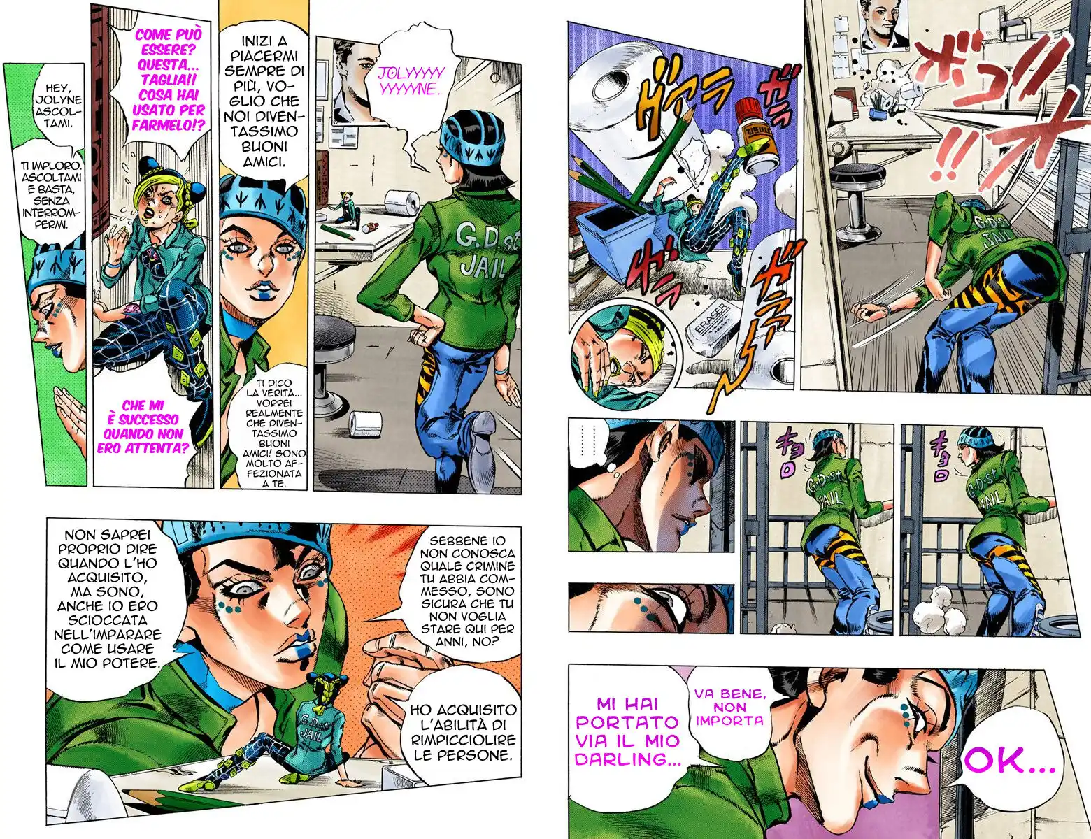 JoJo's Bizarre Adventure Part 6 - Stone Ocean (Official Colored) Capitolo 06 page 6