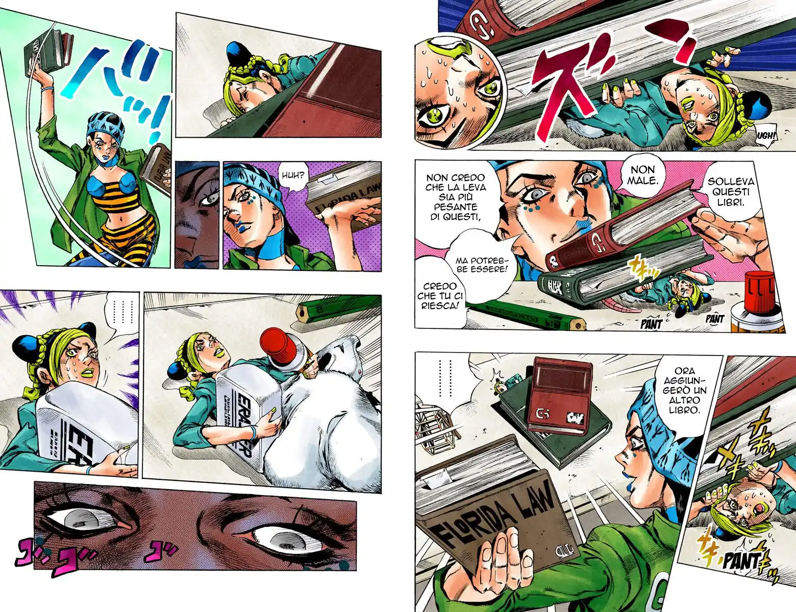 JoJo's Bizarre Adventure Part 6 - Stone Ocean (Official Colored) Capitolo 06 page 9