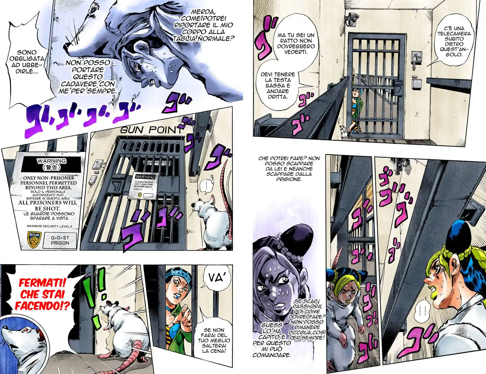 JoJo's Bizarre Adventure Part 6 - Stone Ocean (Official Colored) Capitolo 07 page 5