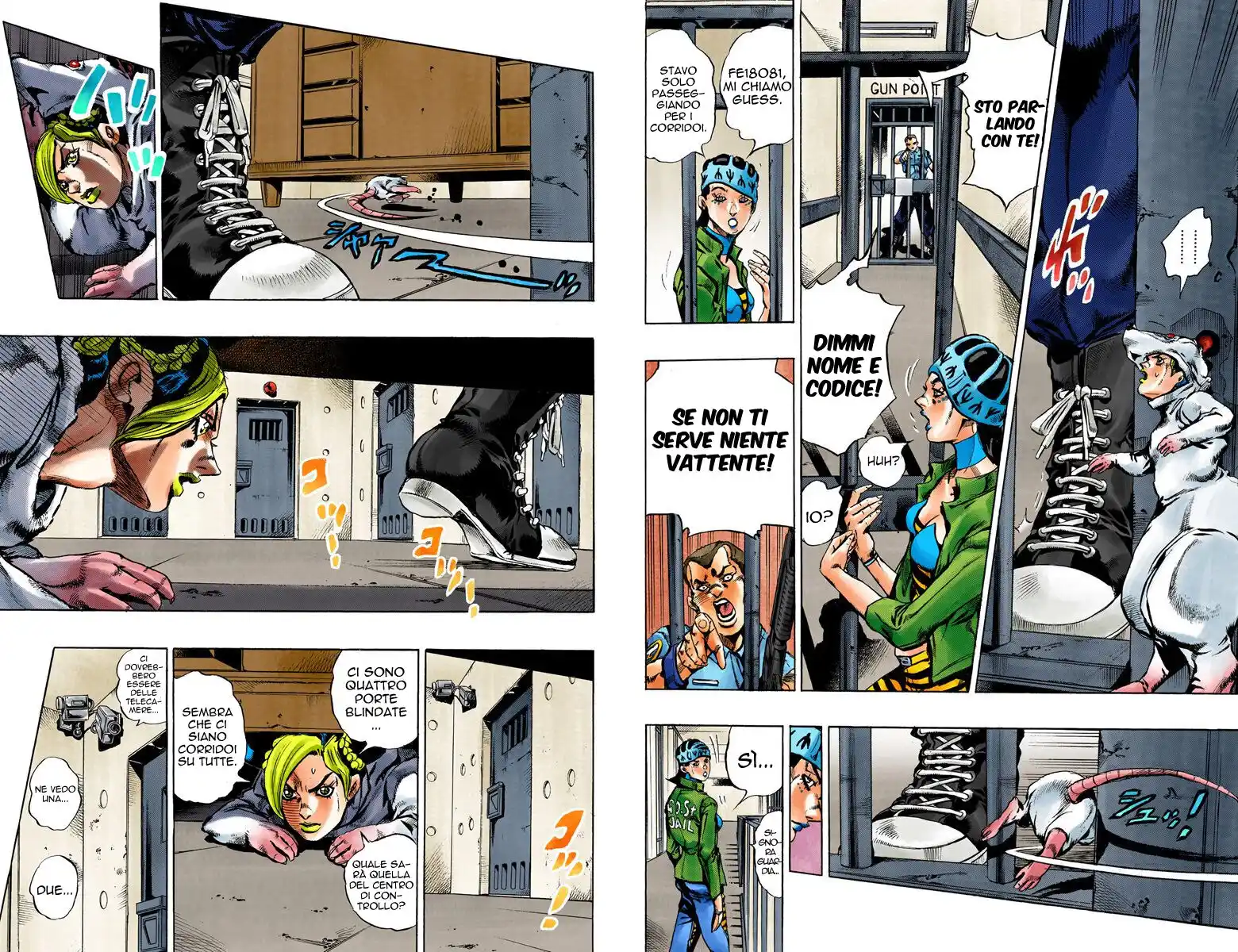 JoJo's Bizarre Adventure Part 6 - Stone Ocean (Official Colored) Capitolo 07 page 6