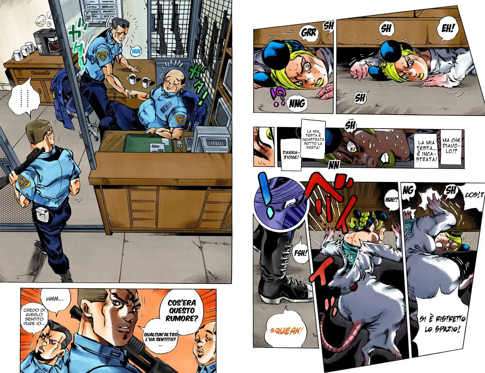 JoJo's Bizarre Adventure Part 6 - Stone Ocean (Official Colored) Capitolo 07 page 7