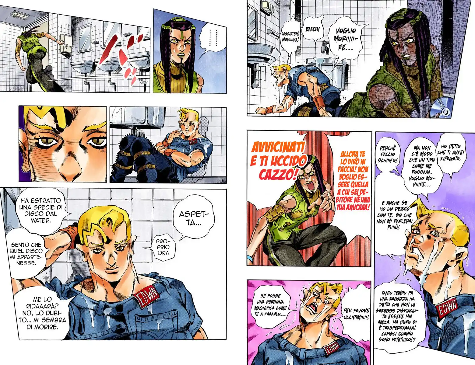 JoJo's Bizarre Adventure Part 6 - Stone Ocean (Official Colored) Capitolo 23 page 11