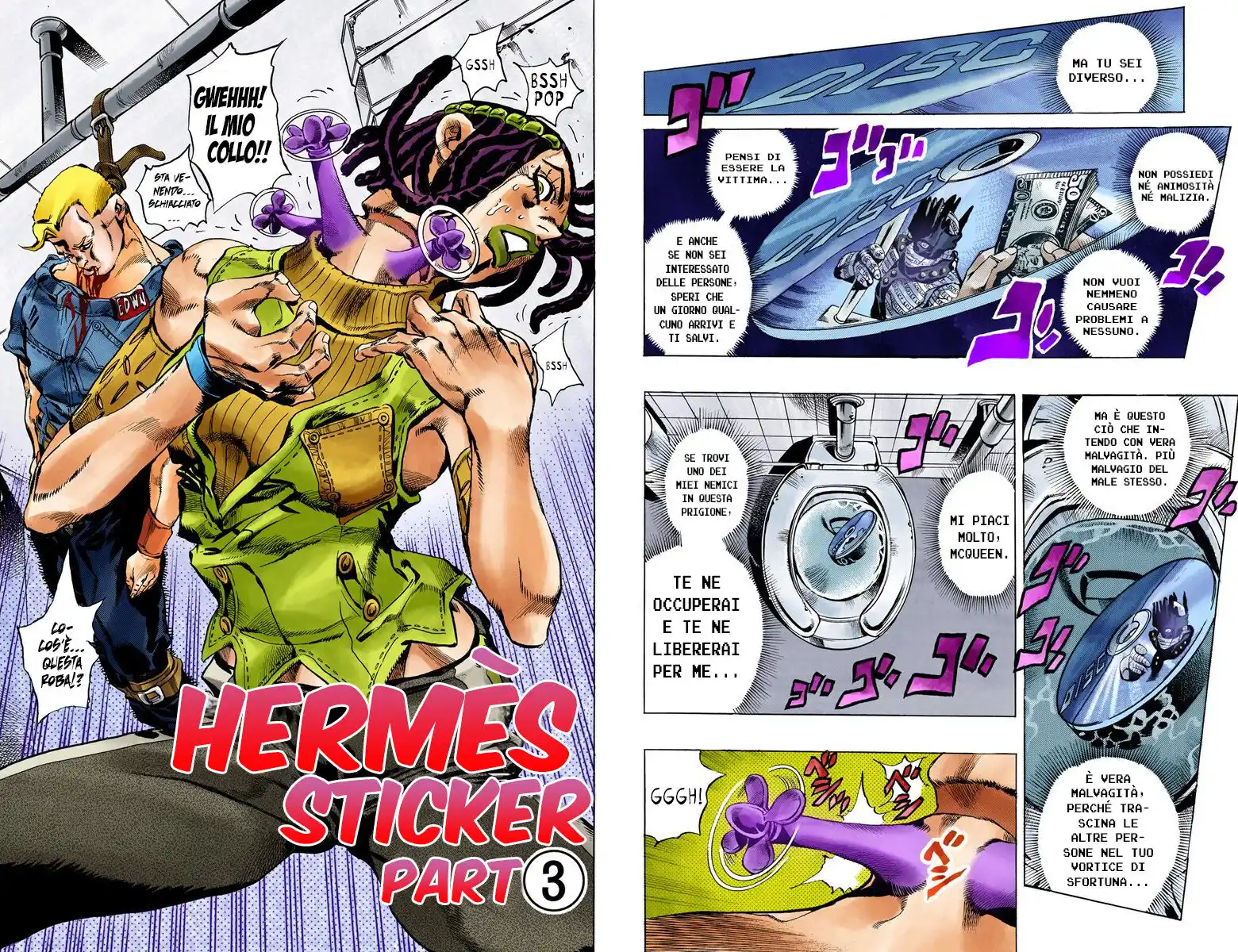 JoJo's Bizarre Adventure Part 6 - Stone Ocean (Official Colored) Capitolo 23 page 3