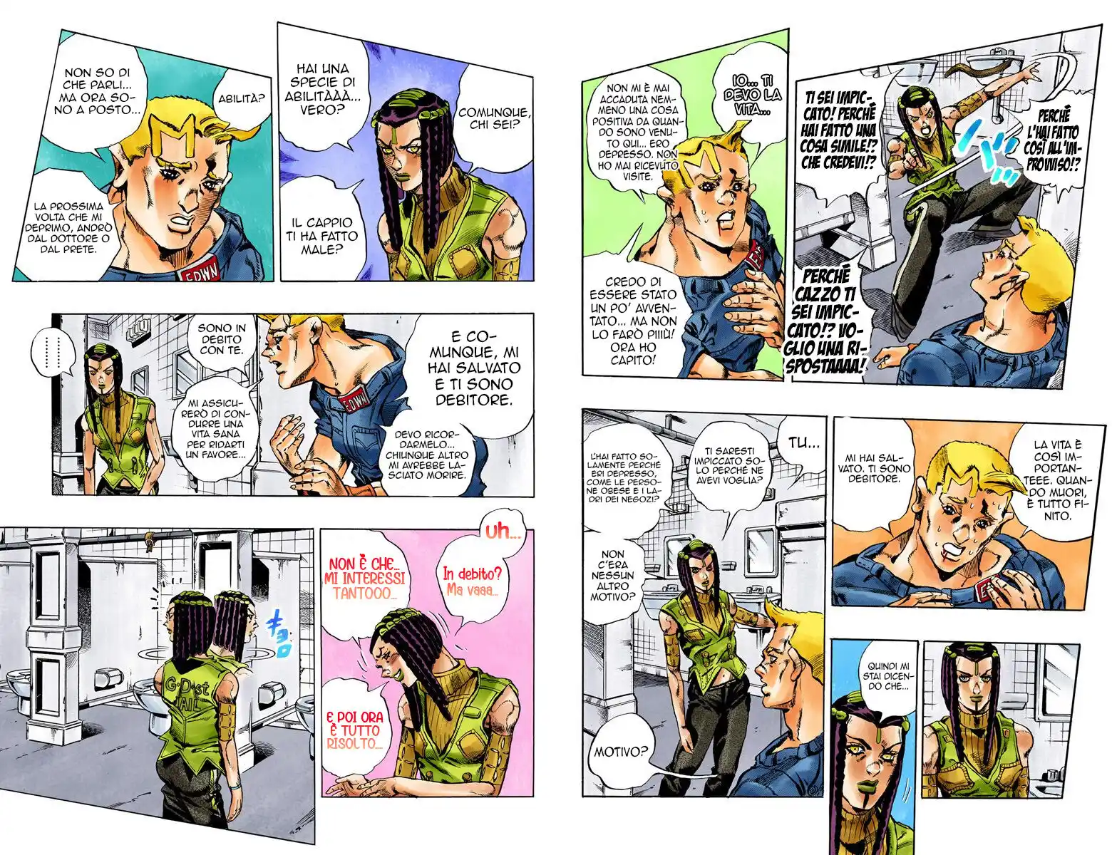 JoJo's Bizarre Adventure Part 6 - Stone Ocean (Official Colored) Capitolo 23 page 7