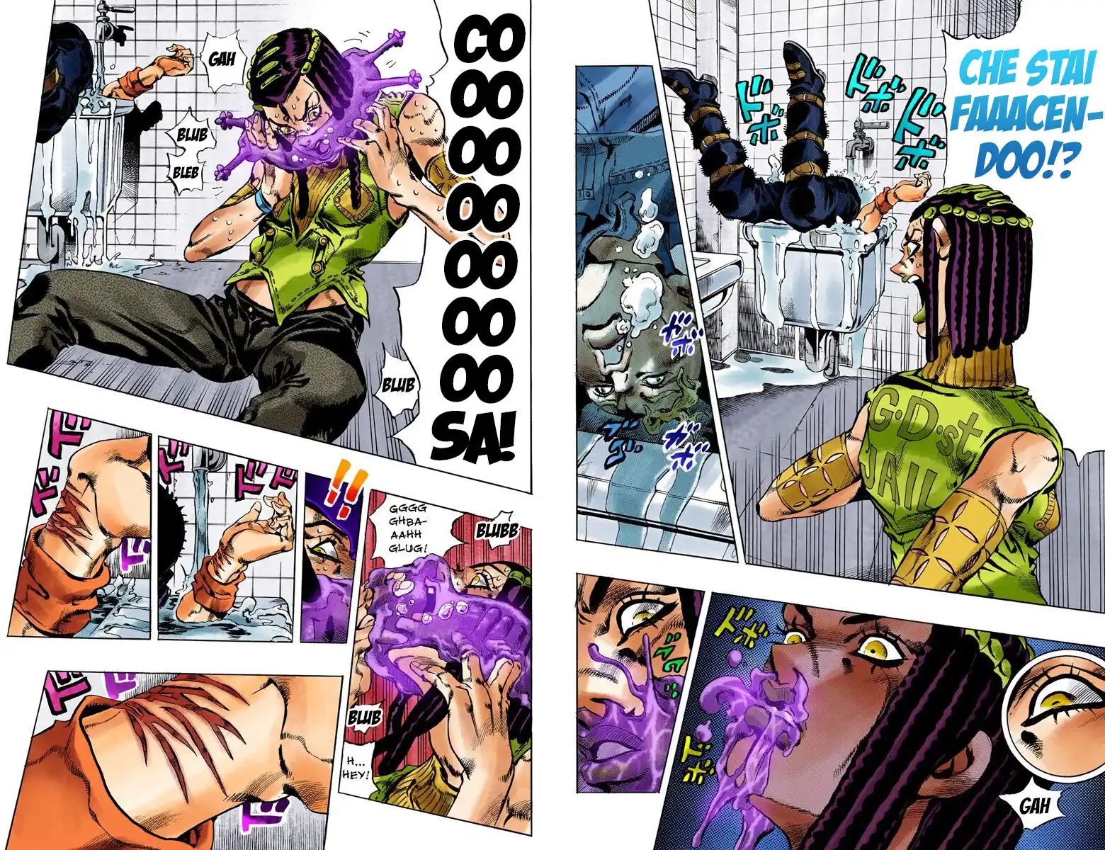 JoJo's Bizarre Adventure Part 6 - Stone Ocean (Official Colored) Capitolo 23 page 8