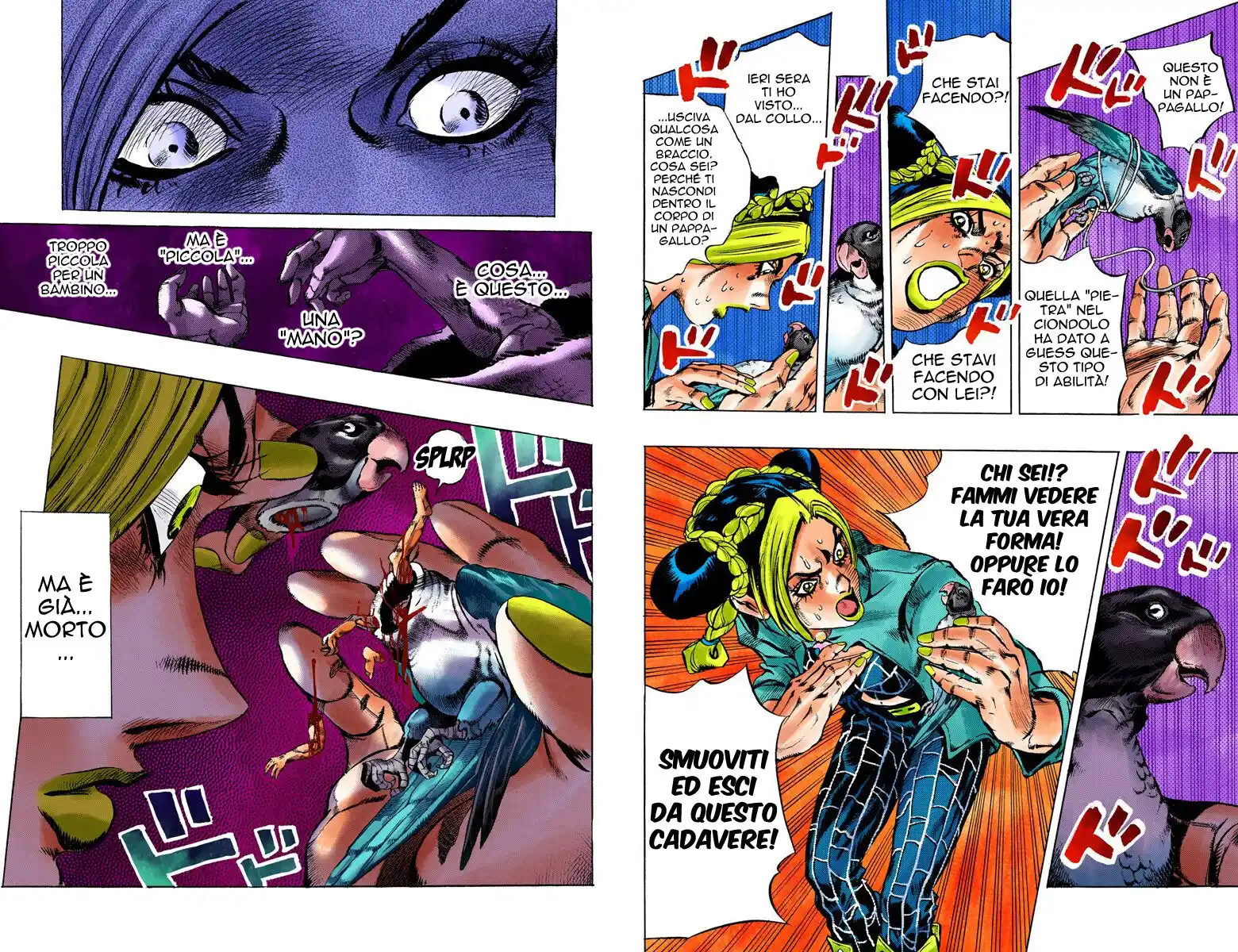 JoJo's Bizarre Adventure Part 6 - Stone Ocean (Official Colored) Capitolo 05 page 10