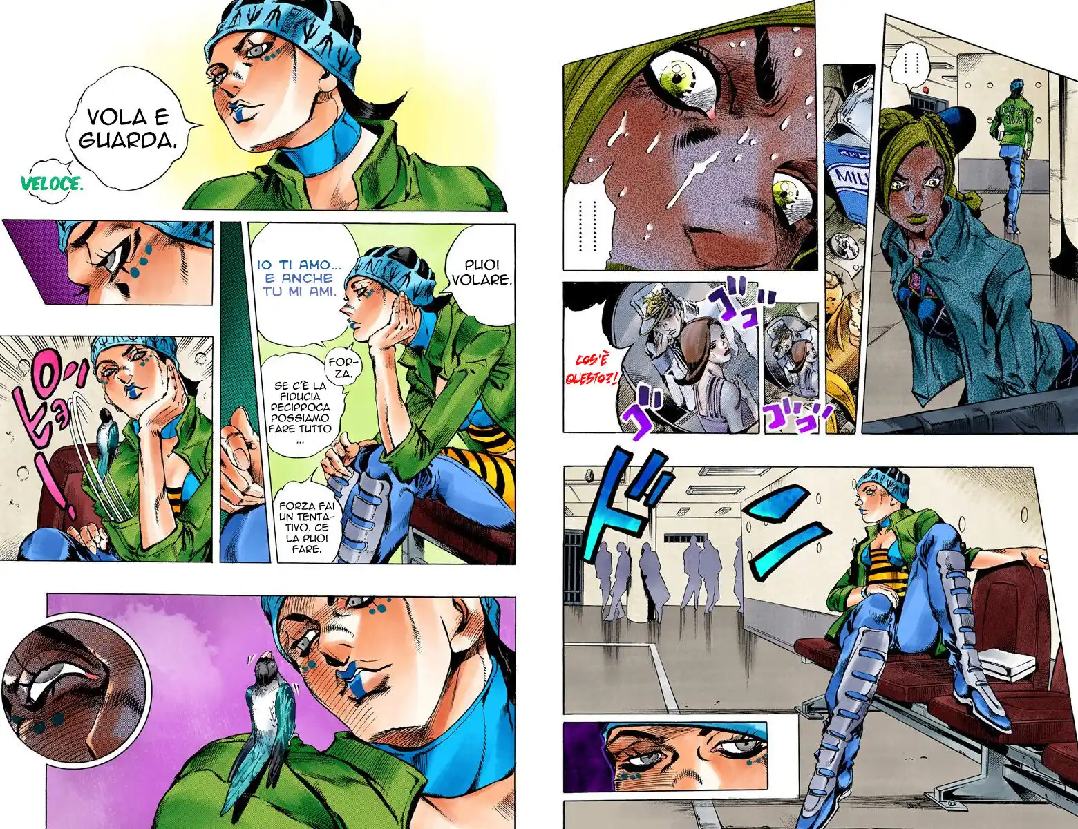 JoJo's Bizarre Adventure Part 6 - Stone Ocean (Official Colored) Capitolo 05 page 6