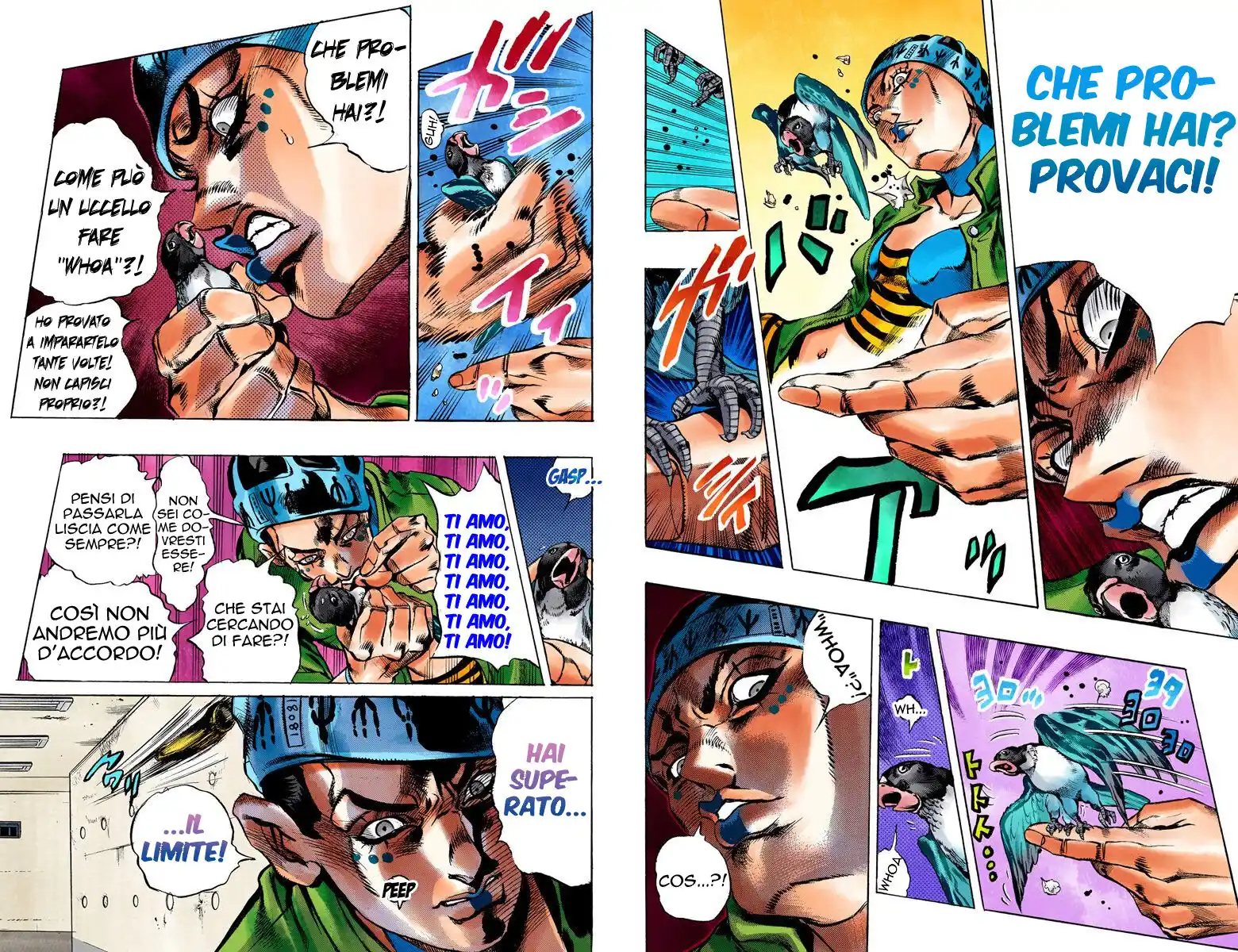 JoJo's Bizarre Adventure Part 6 - Stone Ocean (Official Colored) Capitolo 05 page 8