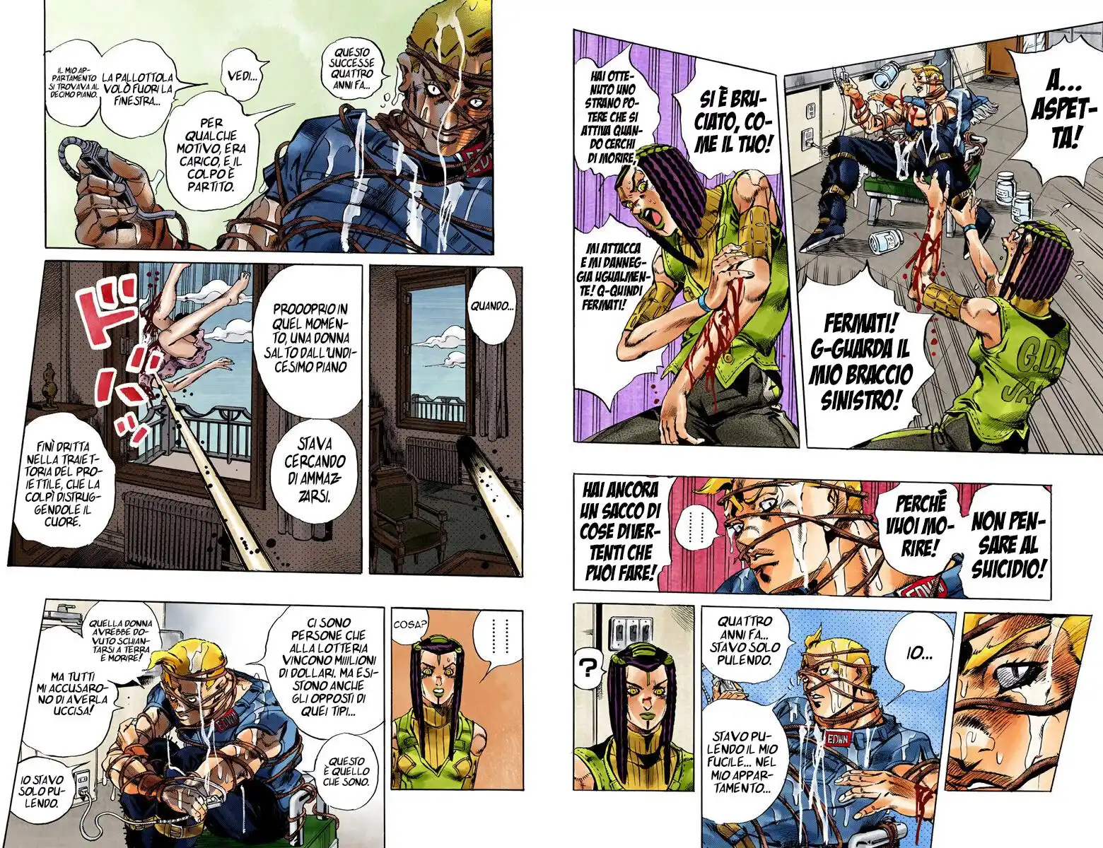 JoJo's Bizarre Adventure Part 6 - Stone Ocean (Official Colored) Capitolo 25 page 5