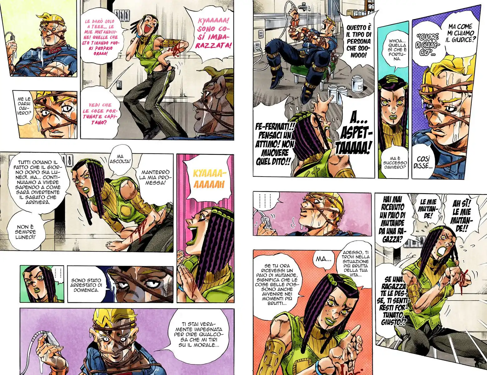 JoJo's Bizarre Adventure Part 6 - Stone Ocean (Official Colored) Capitolo 25 page 6