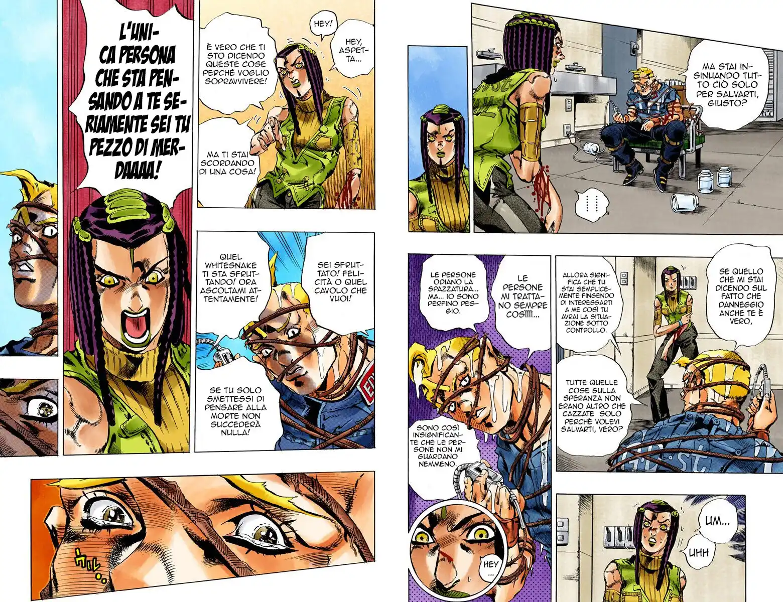 JoJo's Bizarre Adventure Part 6 - Stone Ocean (Official Colored) Capitolo 25 page 7