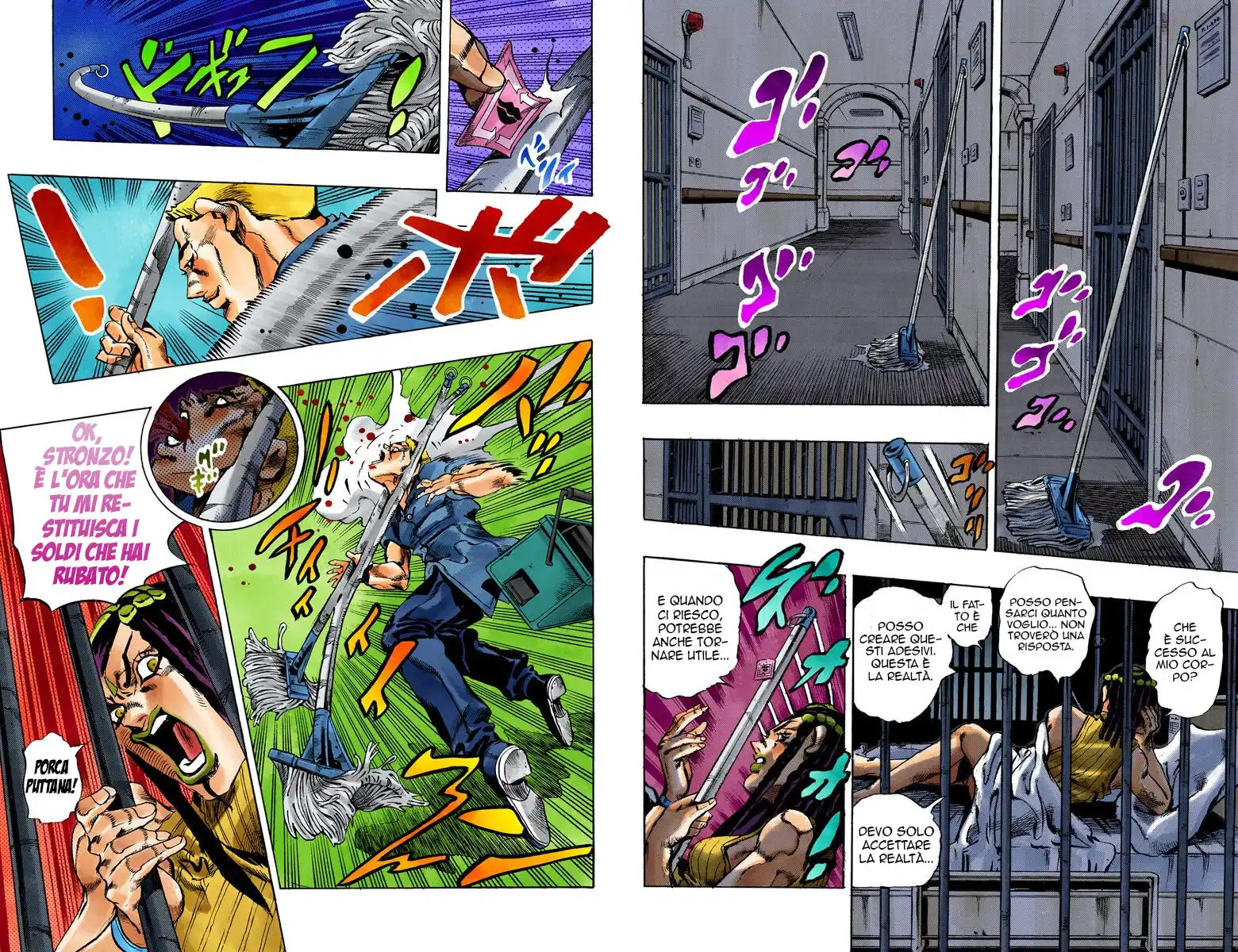 JoJo's Bizarre Adventure Part 6 - Stone Ocean (Official Colored) Capitolo 21 page 11