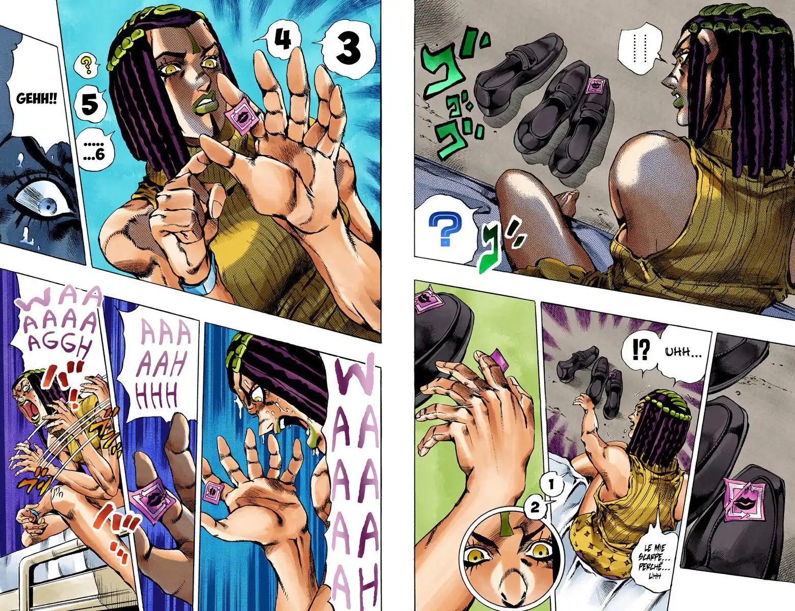 JoJo's Bizarre Adventure Part 6 - Stone Ocean (Official Colored) Capitolo 21 page 7