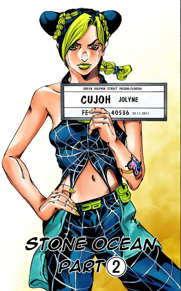 JoJo's Bizarre Adventure Part 6 - Stone Ocean (Official Colored) Capitolo 02 page 1