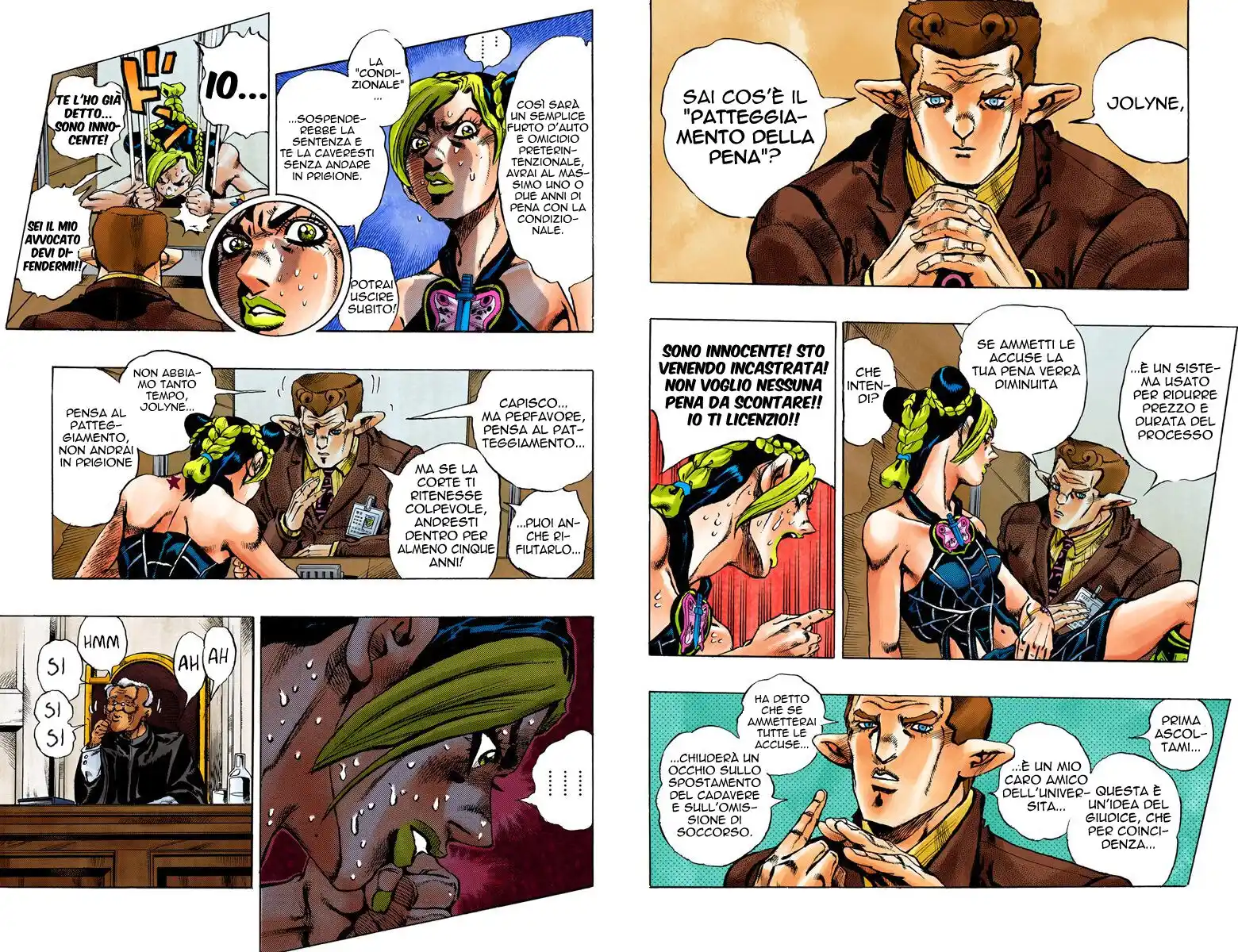 JoJo's Bizarre Adventure Part 6 - Stone Ocean (Official Colored) Capitolo 02 page 11