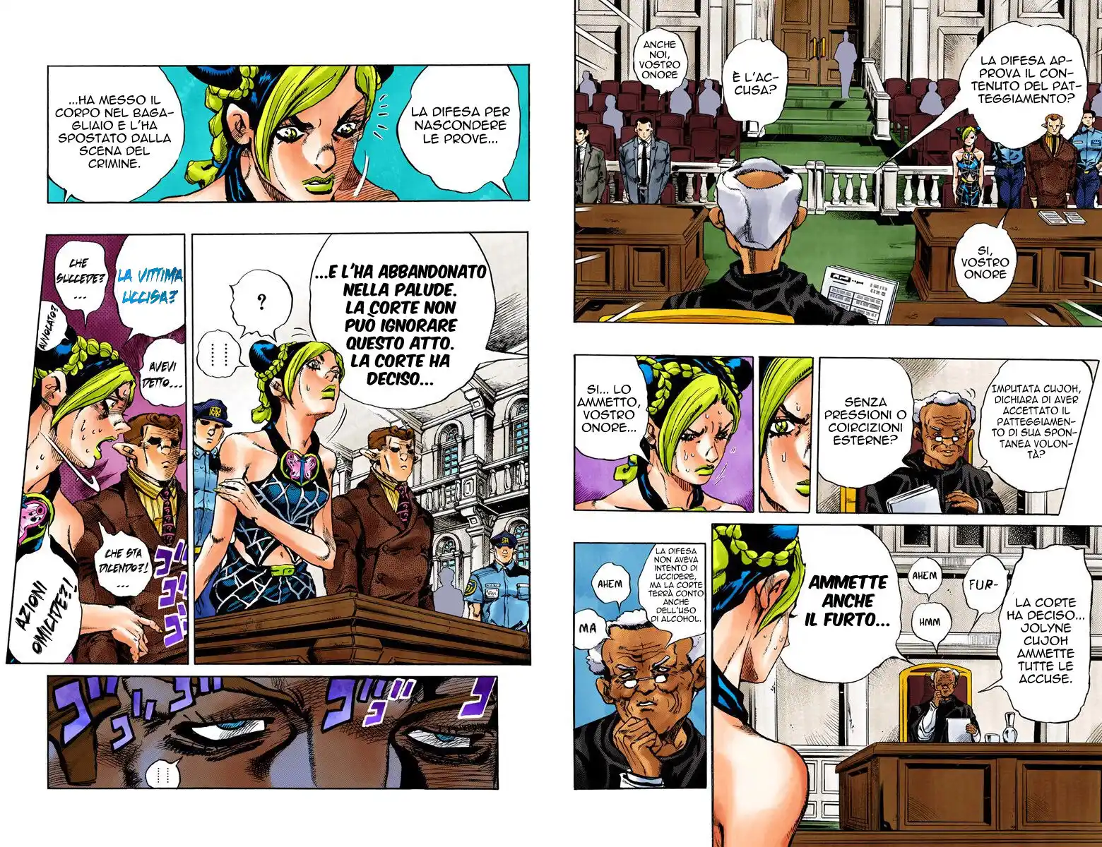 JoJo's Bizarre Adventure Part 6 - Stone Ocean (Official Colored) Capitolo 02 page 12