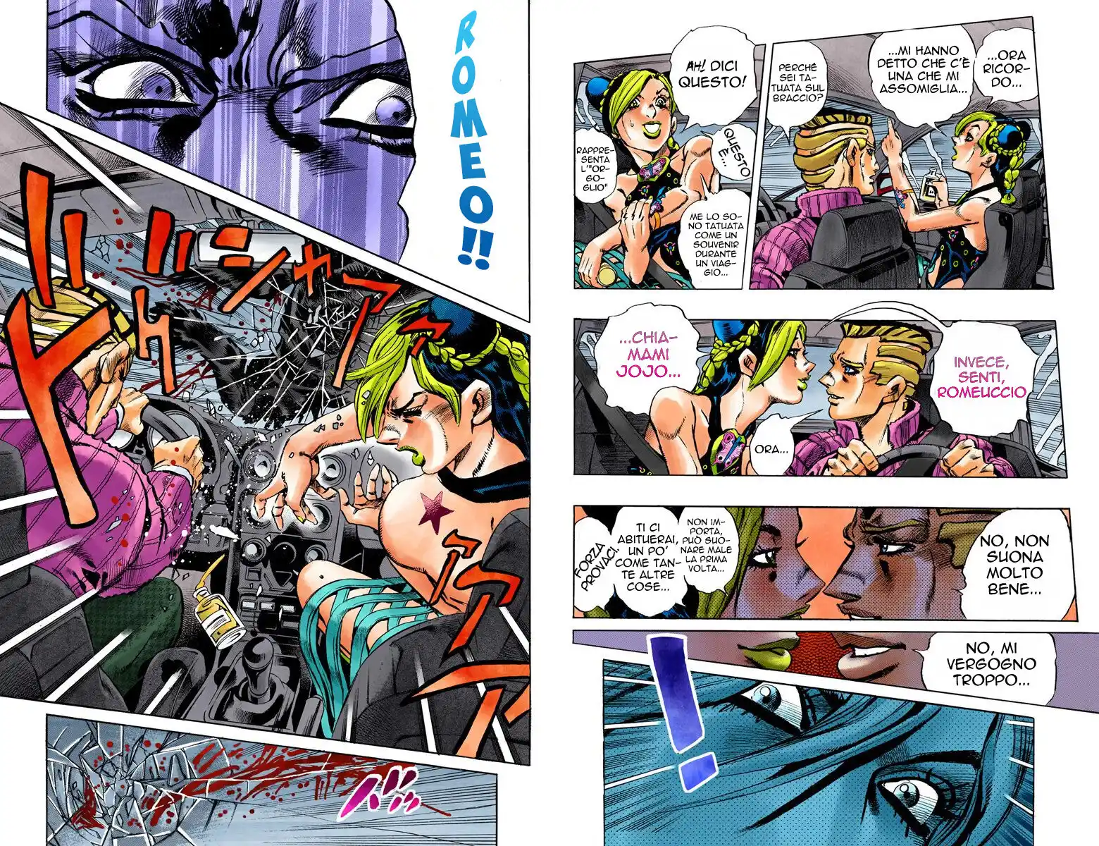 JoJo's Bizarre Adventure Part 6 - Stone Ocean (Official Colored) Capitolo 02 page 3