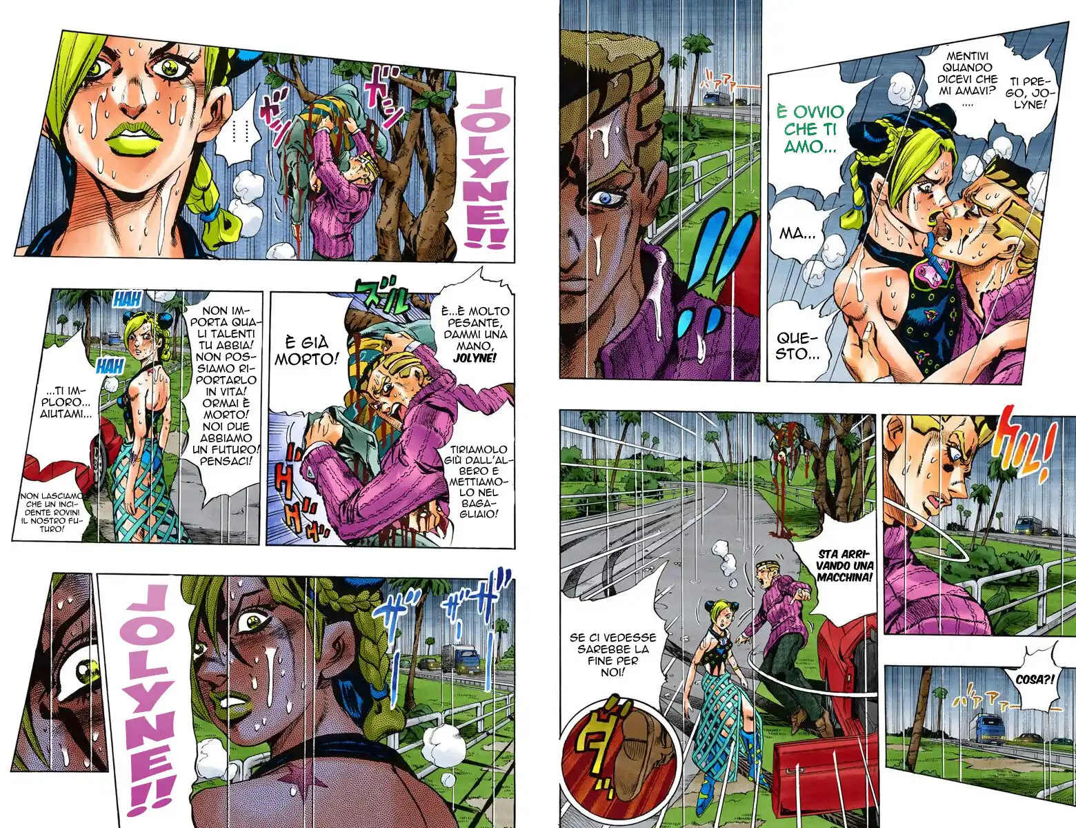 JoJo's Bizarre Adventure Part 6 - Stone Ocean (Official Colored) Capitolo 02 page 7