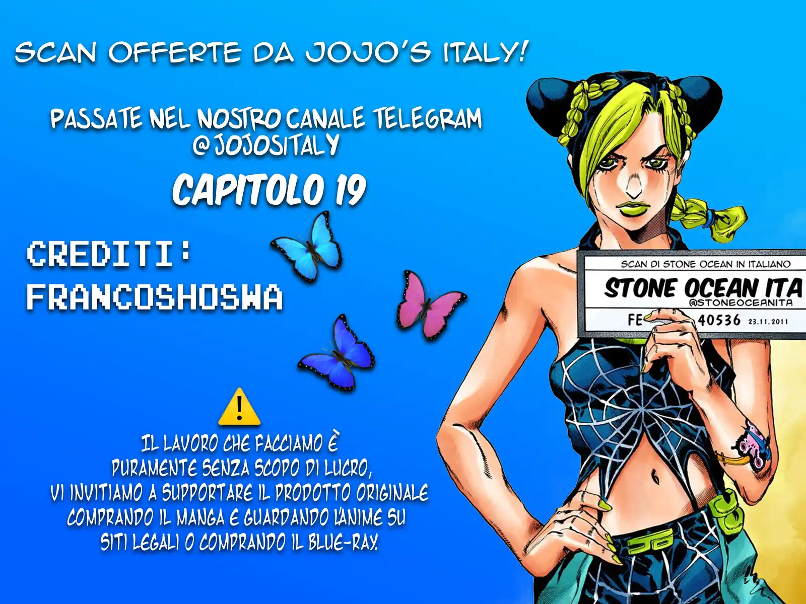 JoJo's Bizarre Adventure Part 6 - Stone Ocean (Official Colored) Capitolo 19 page 1