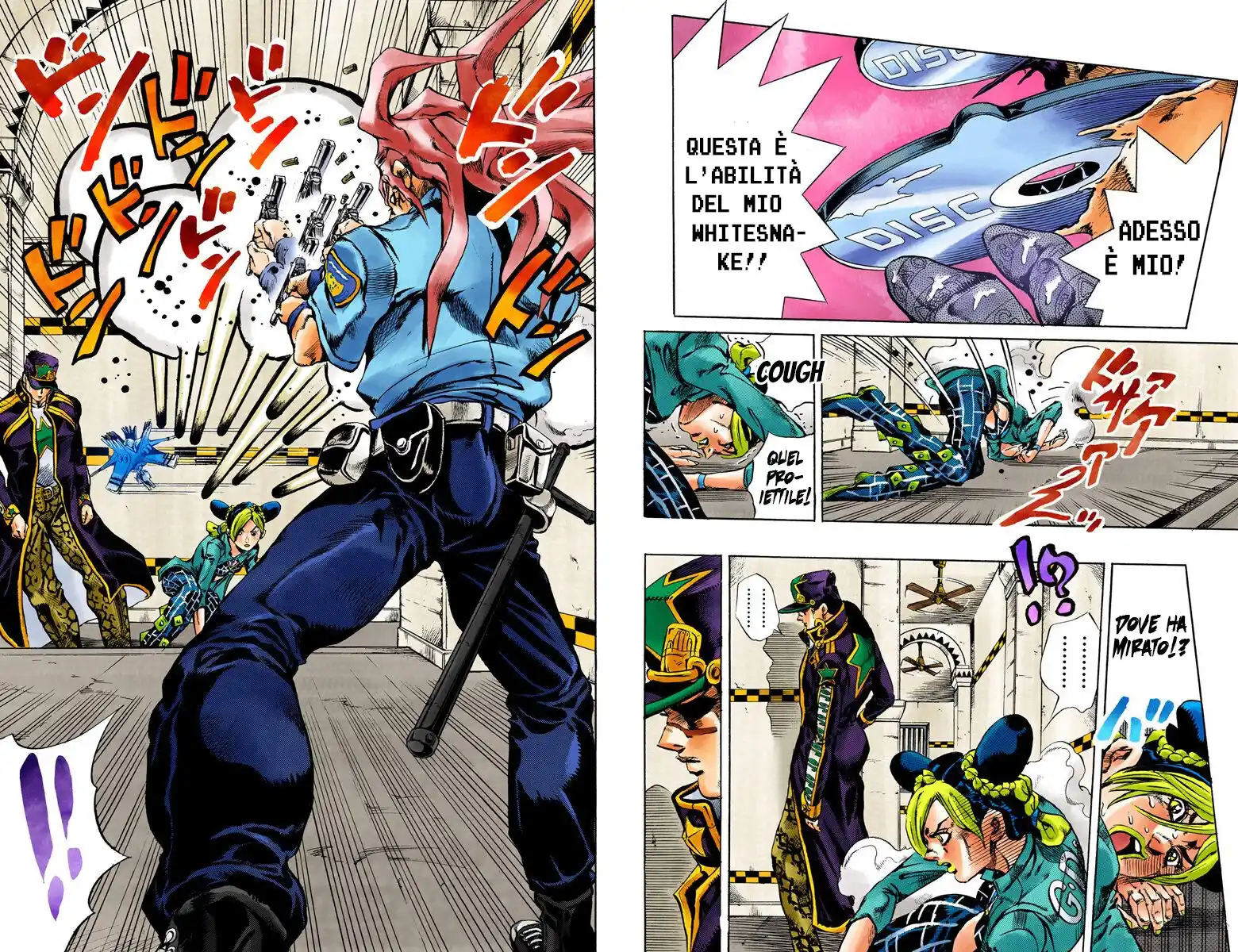 JoJo's Bizarre Adventure Part 6 - Stone Ocean (Official Colored) Capitolo 19 page 3