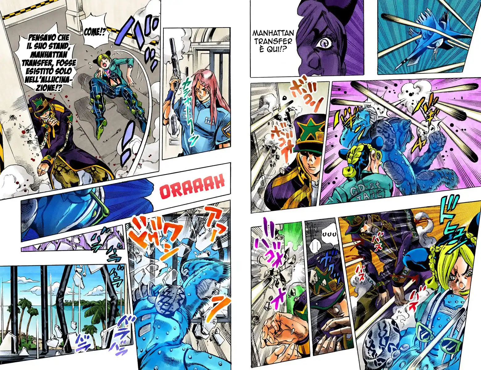 JoJo's Bizarre Adventure Part 6 - Stone Ocean (Official Colored) Capitolo 19 page 4