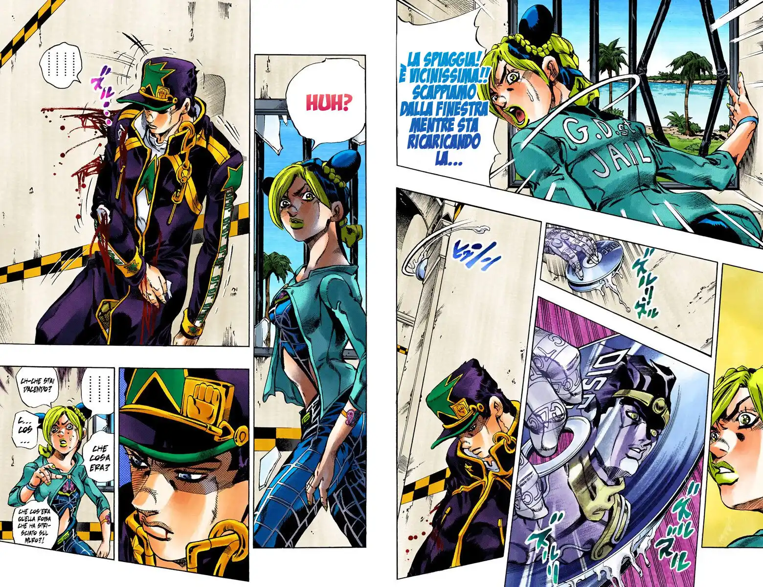 JoJo's Bizarre Adventure Part 6 - Stone Ocean (Official Colored) Capitolo 19 page 5