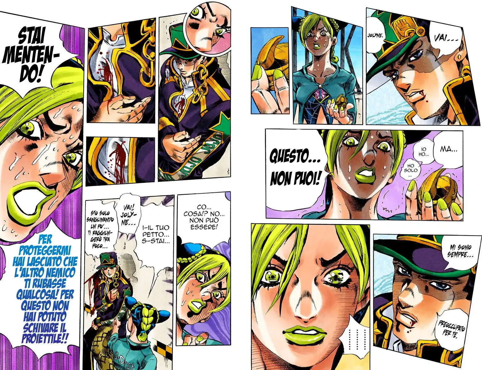 JoJo's Bizarre Adventure Part 6 - Stone Ocean (Official Colored) Capitolo 19 page 7